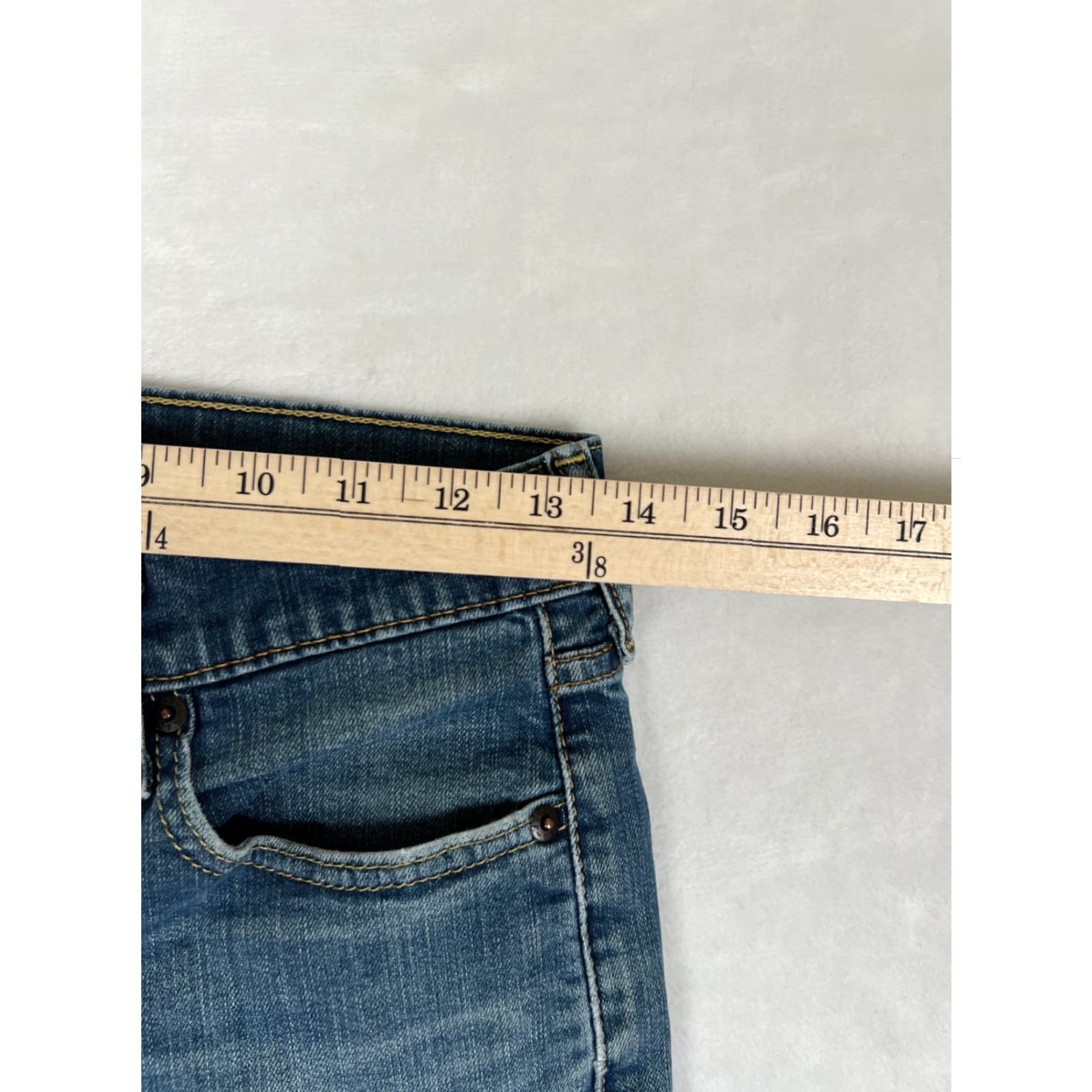 Levi's Levi’s 502 Jeans Straight Denim 28x28 Regular Men Blue Medium Wash Vintage No Size US 28 / EU 44 - 5 Thumbnail