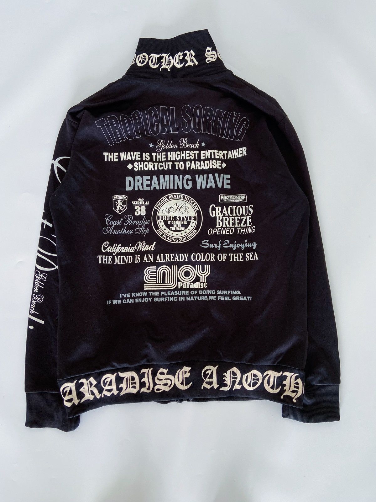 ZAPATEAR GOLDEN BEACH TRACKTOP ZIP JACKET
