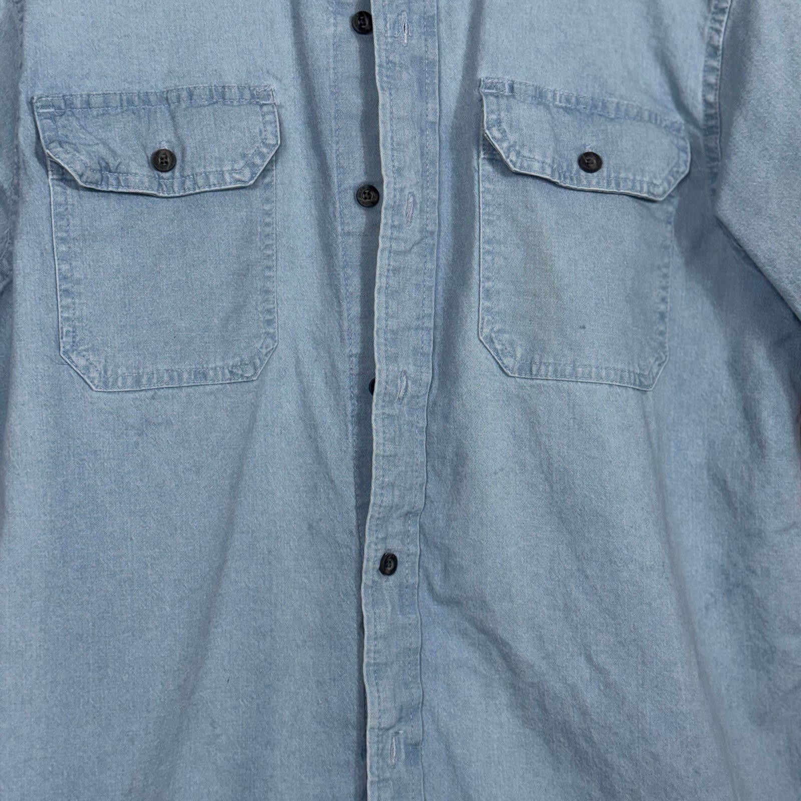 Wrangler Wrangler Men's Small Short Sleeve Denim Shirt Size US S / EU 44-46 / 1 - 2 Thumbnail