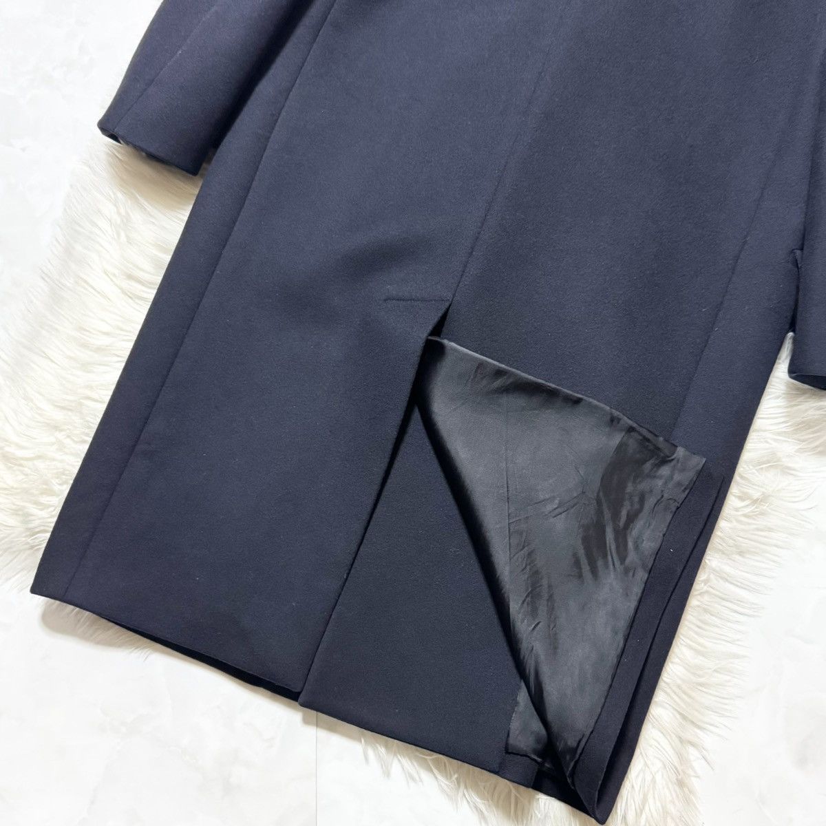 Loewe Authentic, Runway Loewe Leather Patch Fur-Trimmed Coat Size US S / EU 44-46 / 1 - 10 Thumbnail