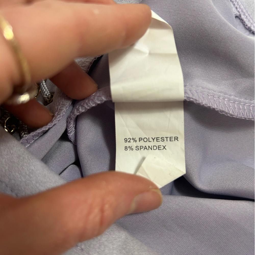 Designer Oh Polly l NWT Top Of The Chain Suede Mini Dress in Lilac 4 Size S / US 4 / IT 40 - 9 Thumbnail