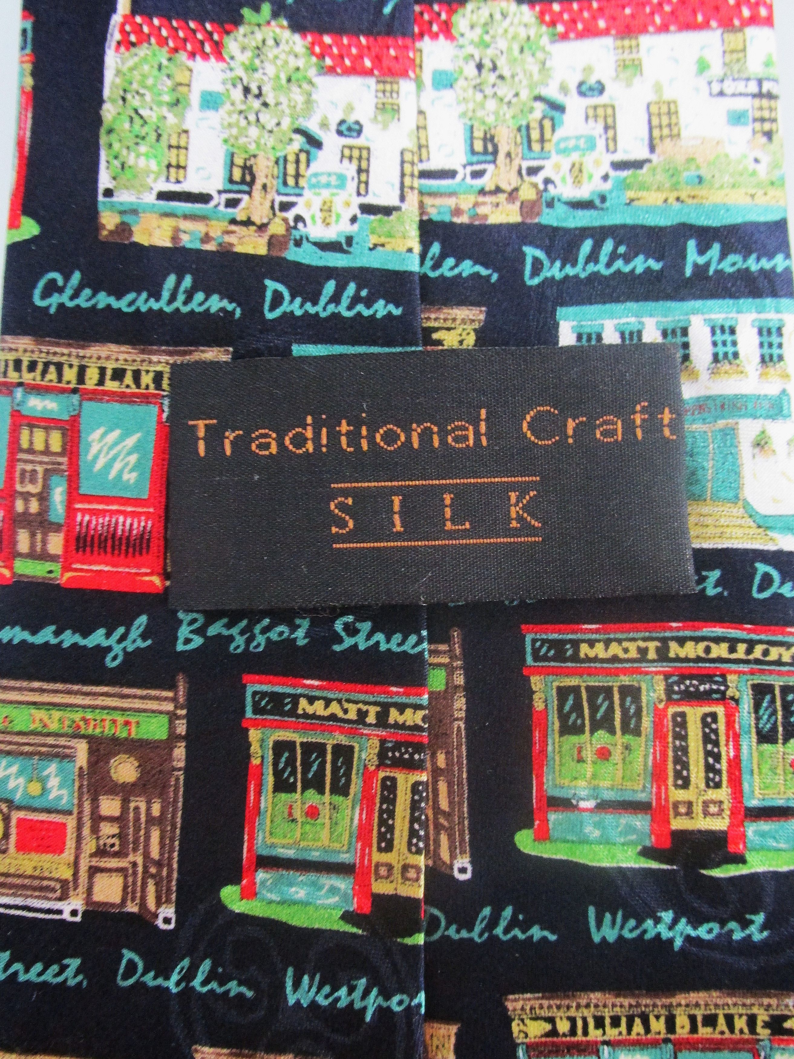 Other Pubs of Ireland (NWOT) Men's Silk Tie Size ONE SIZE - 5 Thumbnail