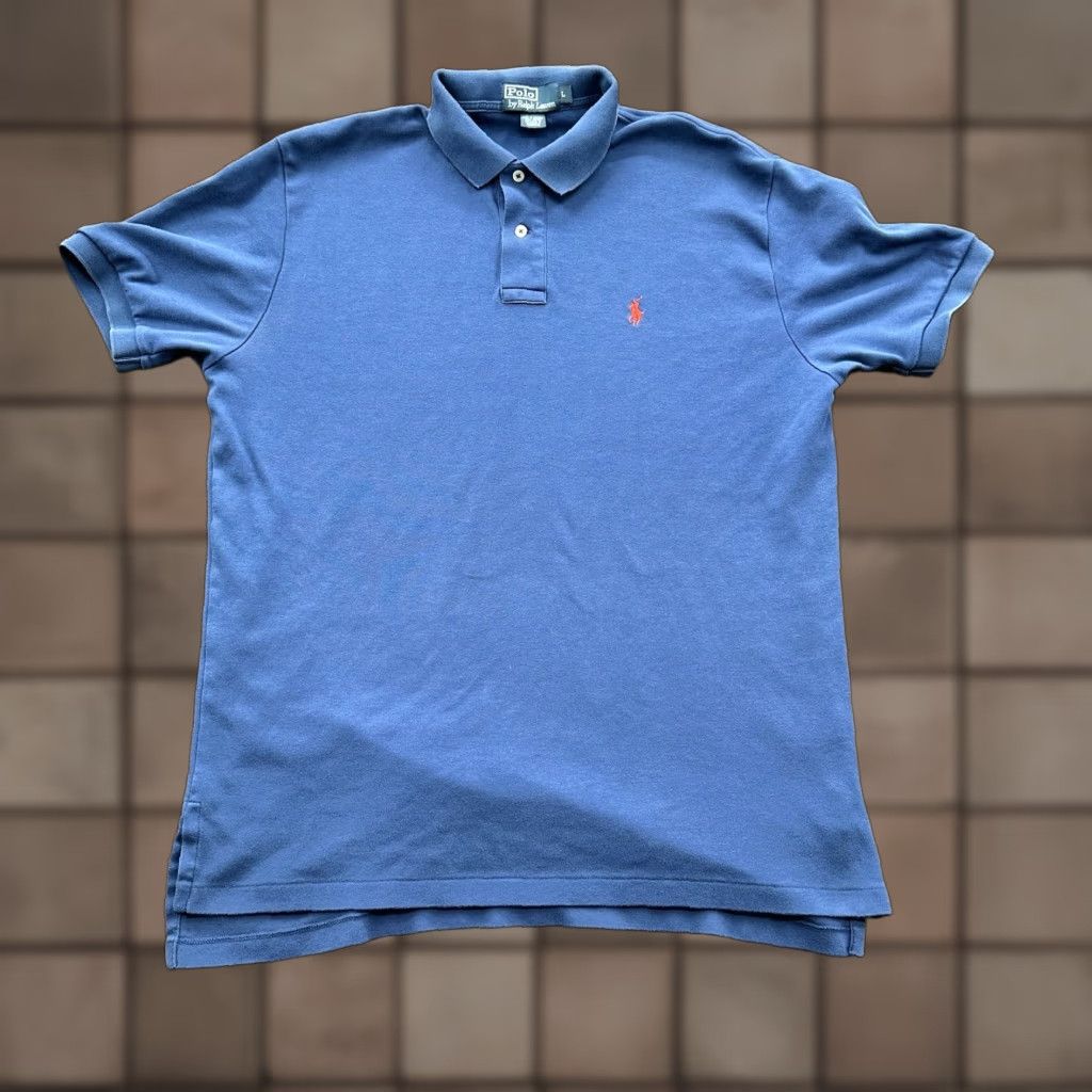 Polo Ralph Lauren Polo Ralph Lauren Polo Shirt Men Large Blue Cotton Golf Preppy Casual Shirt Polo Size US L / EU 52-54 / 3 - 1 Thumbnail
