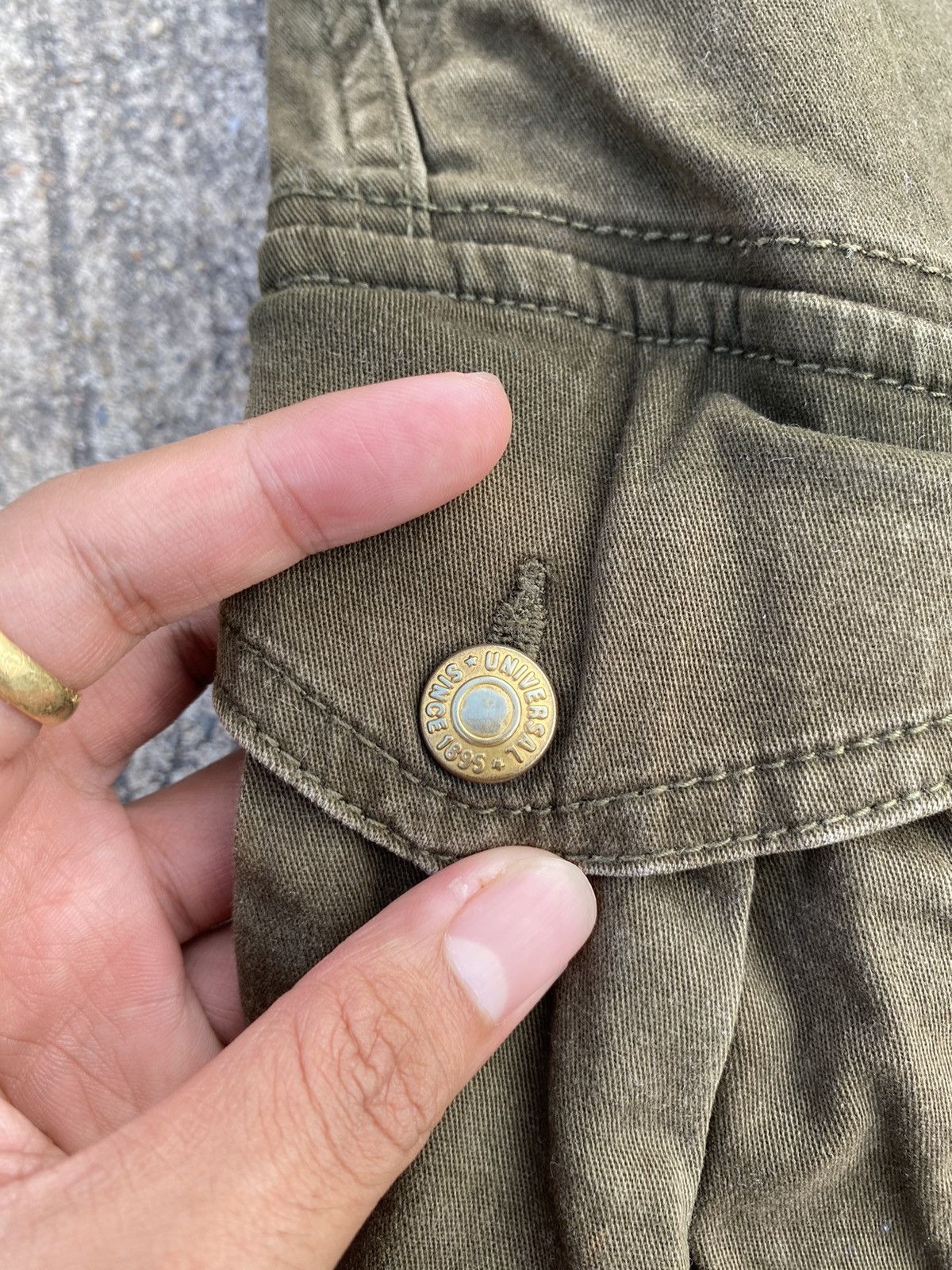 Japanese Brand Vintage GERIDE Military Flared Pants Size US 31 - 6 Thumbnail