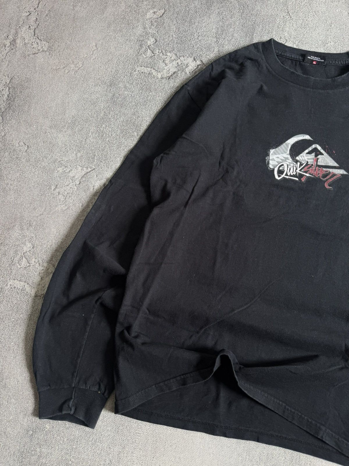 Quiksilver Quiksilver Quicksilver big logo surf tee tshirts long sleeve Size US L / EU 52-54 / 3 - 11 Thumbnail