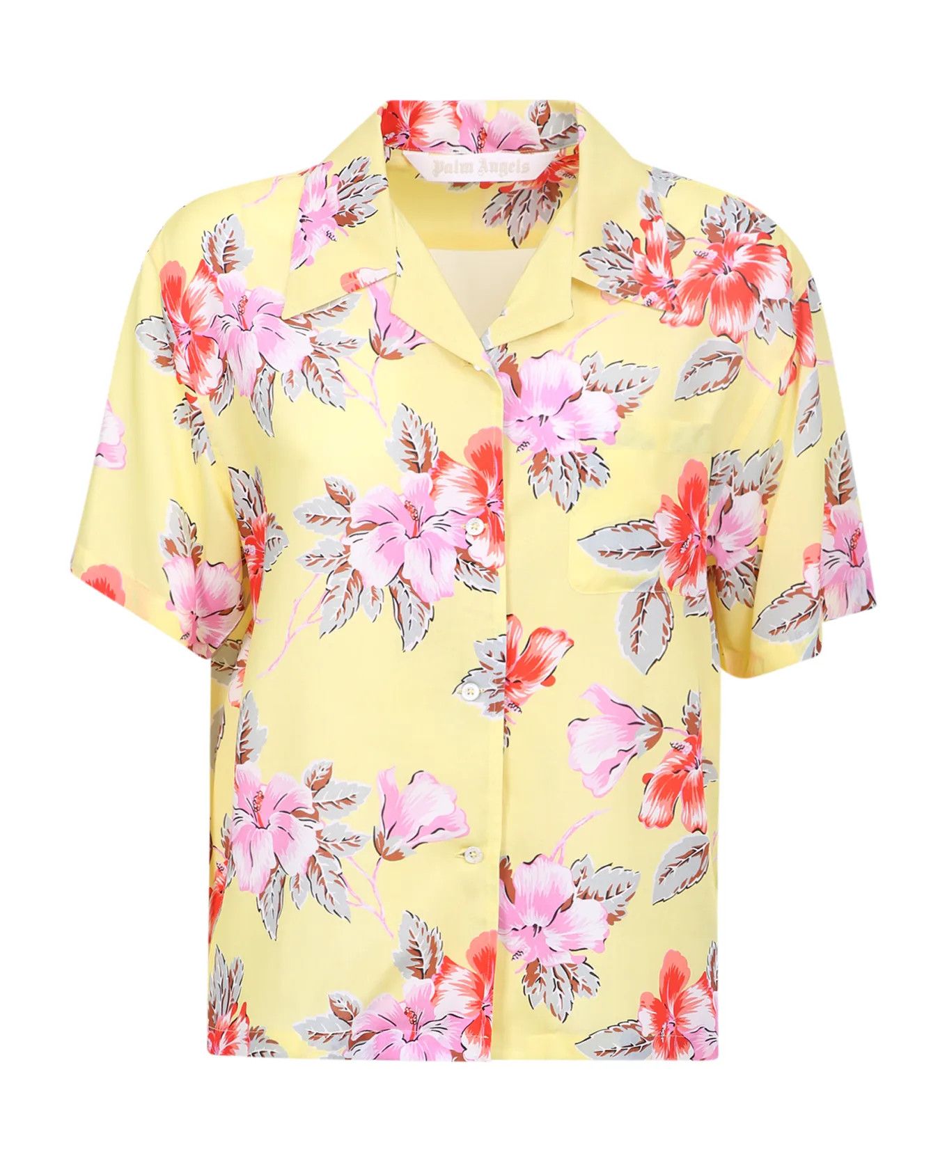 Palm Angels o1y1125 Floral Shirt in Multicolor Size S / US 4 / IT 40 - 1 Thumbnail