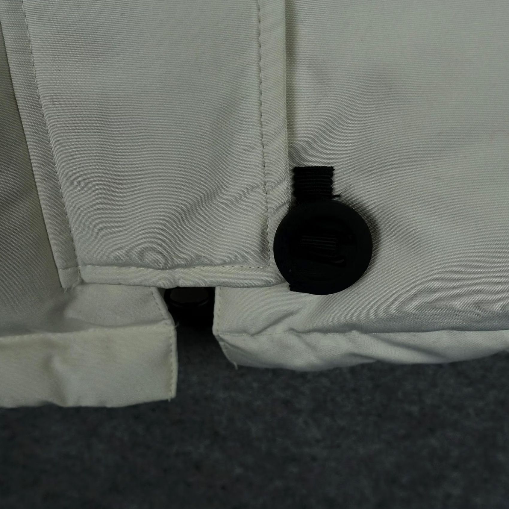 Vintage Orolay Coat Womens M White Hooded Down Puffer Quilted Zip Pockets Winter Size M / US 6-8 / IT 42-44 - 3 Thumbnail