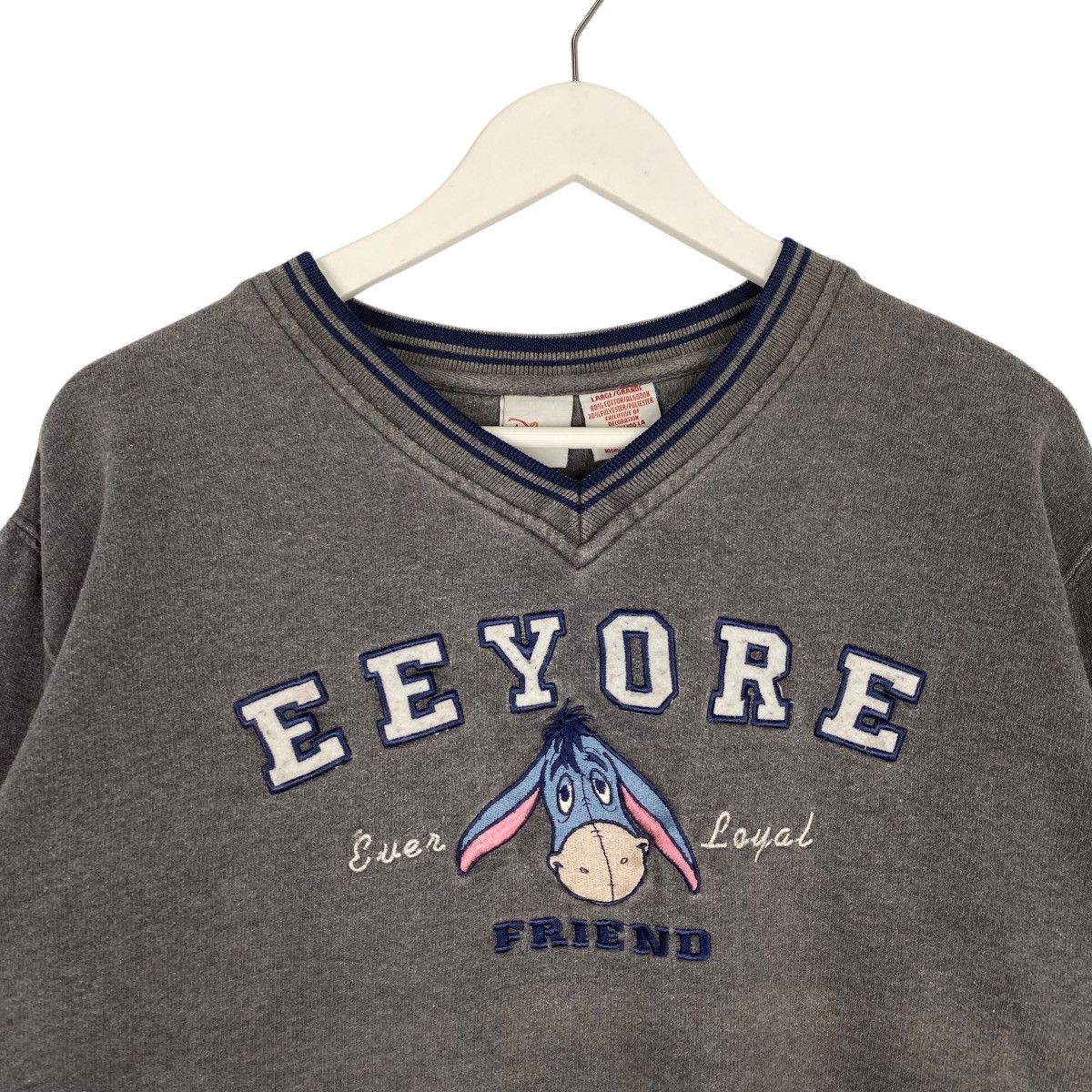 Vintage Vintage Disney Characte Eeyore Winnie Sweatshirt Grey Size M Size M / US 6-8 / IT 42-44 - 4 Thumbnail