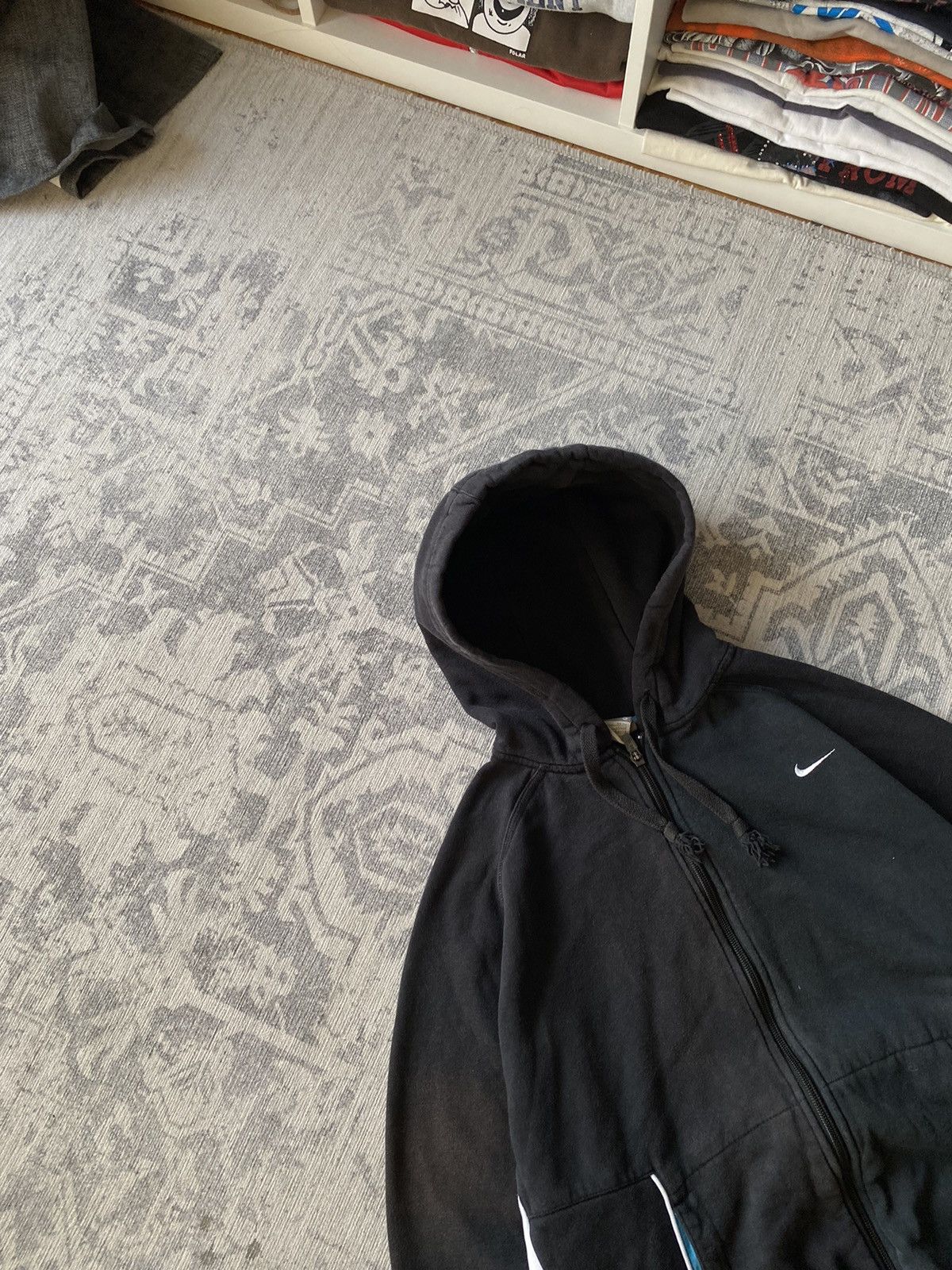 Vintage Nike Vintage Zip Hoodie Faded Distressed Japanese Y2K Boxy Size US M / EU 48-50 / 2 - 4 Thumbnail