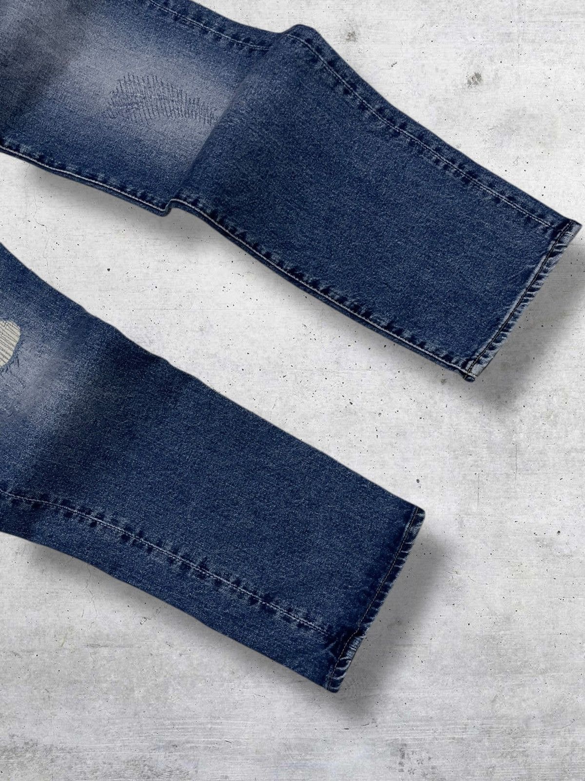 Japanese Brand VINTAGE JAPAN DESIGNER DENIM DISTRESSED STREETWEAR STYLE 90S Size US 33 - 5 Thumbnail