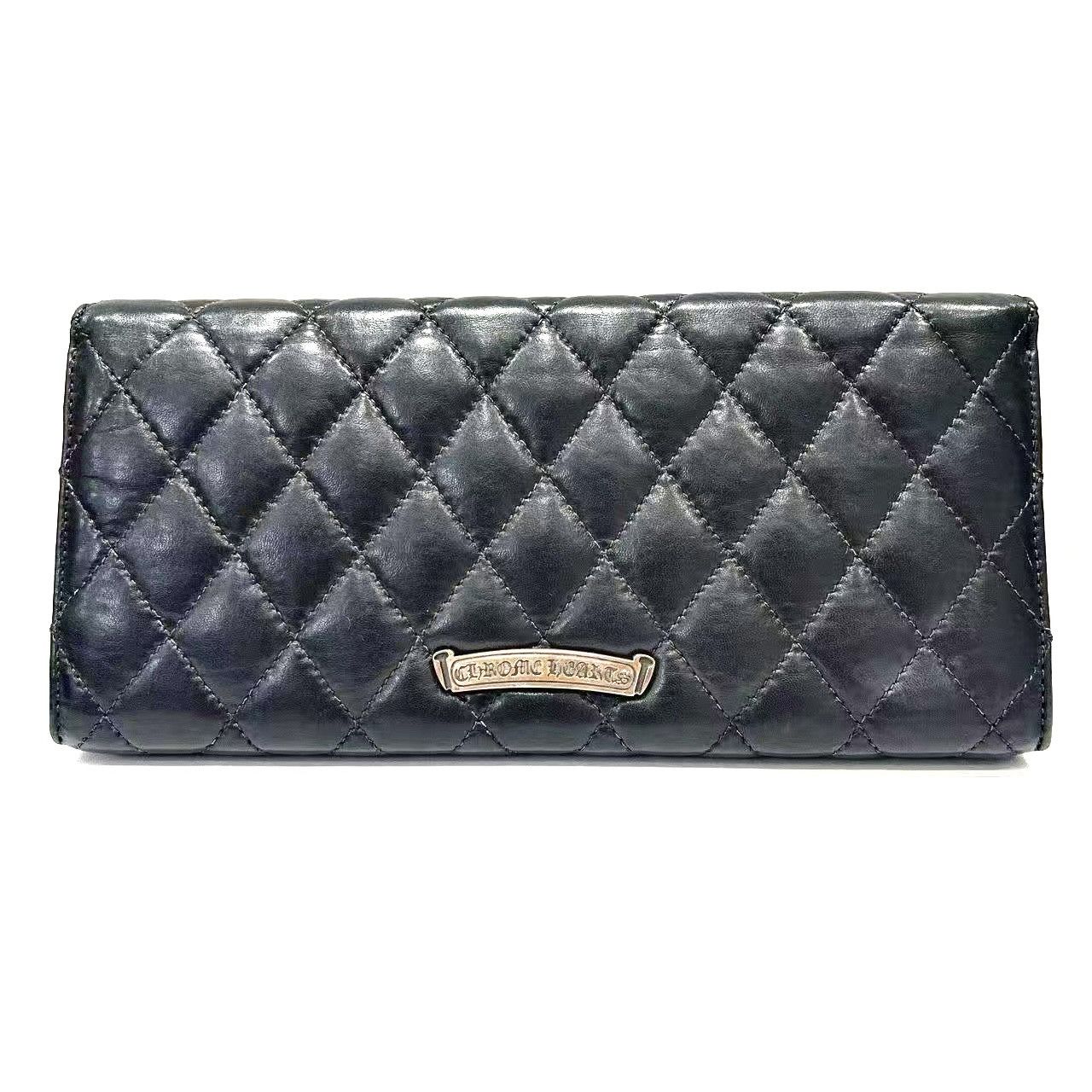 Chrome Hearts Chrome Hearts Huge Cross Quilted Leather Hand Clutch Bag Size ONE SIZE - 3 Thumbnail