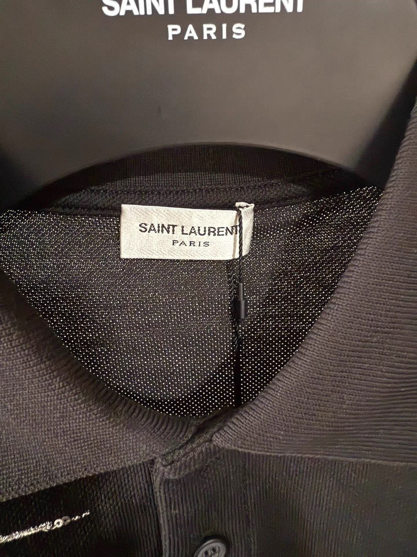 Saint Laurent Paris Saint Laurent Men's Runway Polo Shirt K33 Size US M / EU 48-50 / 2 - 3 Thumbnail