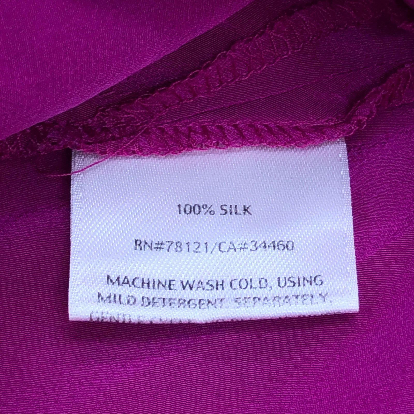 Eileen Fisher Eileen Fisher Size M Tunic Top Hi Low Popover Silk TINY FLAW Size M / US 6-8 / IT 42-44 - 14 Thumbnail
