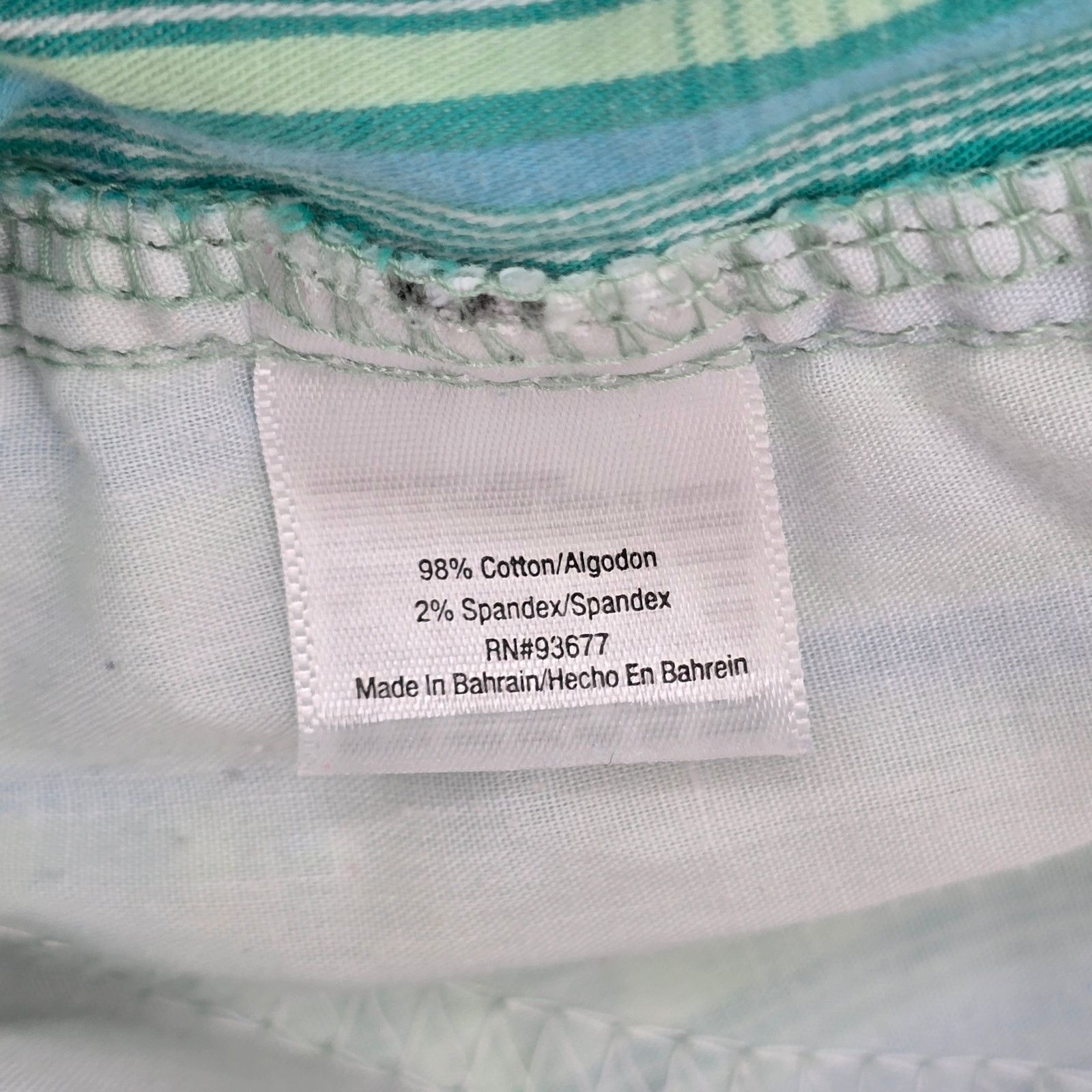Other St Johns Bay Blue Plaid Bermuda Stretch Shorts Cotton 14 Size 36" / US 14 / IT 50 - 6 Thumbnail
