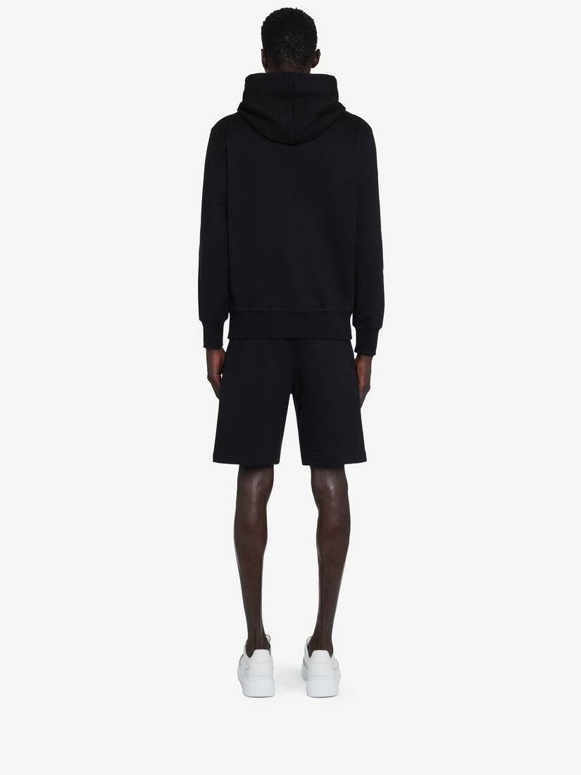 Alexander McQueen o1srvl11e0226 McQueen Graffiti Shorts In Black Size US 36 / EU 52 - 2 Thumbnail