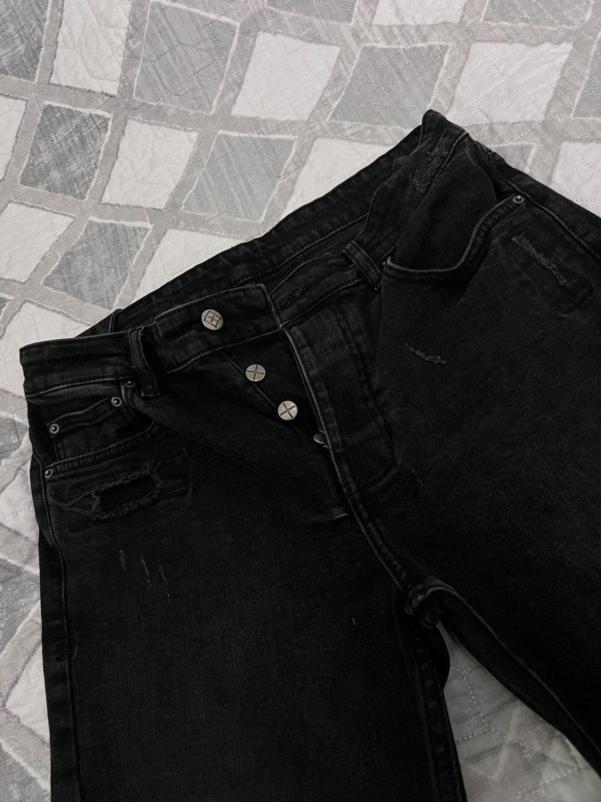 Ksubi Ksubi Boneyard Distressed Chitch Jeans 32x32 Size US 32 / EU 48 - 3 Thumbnail