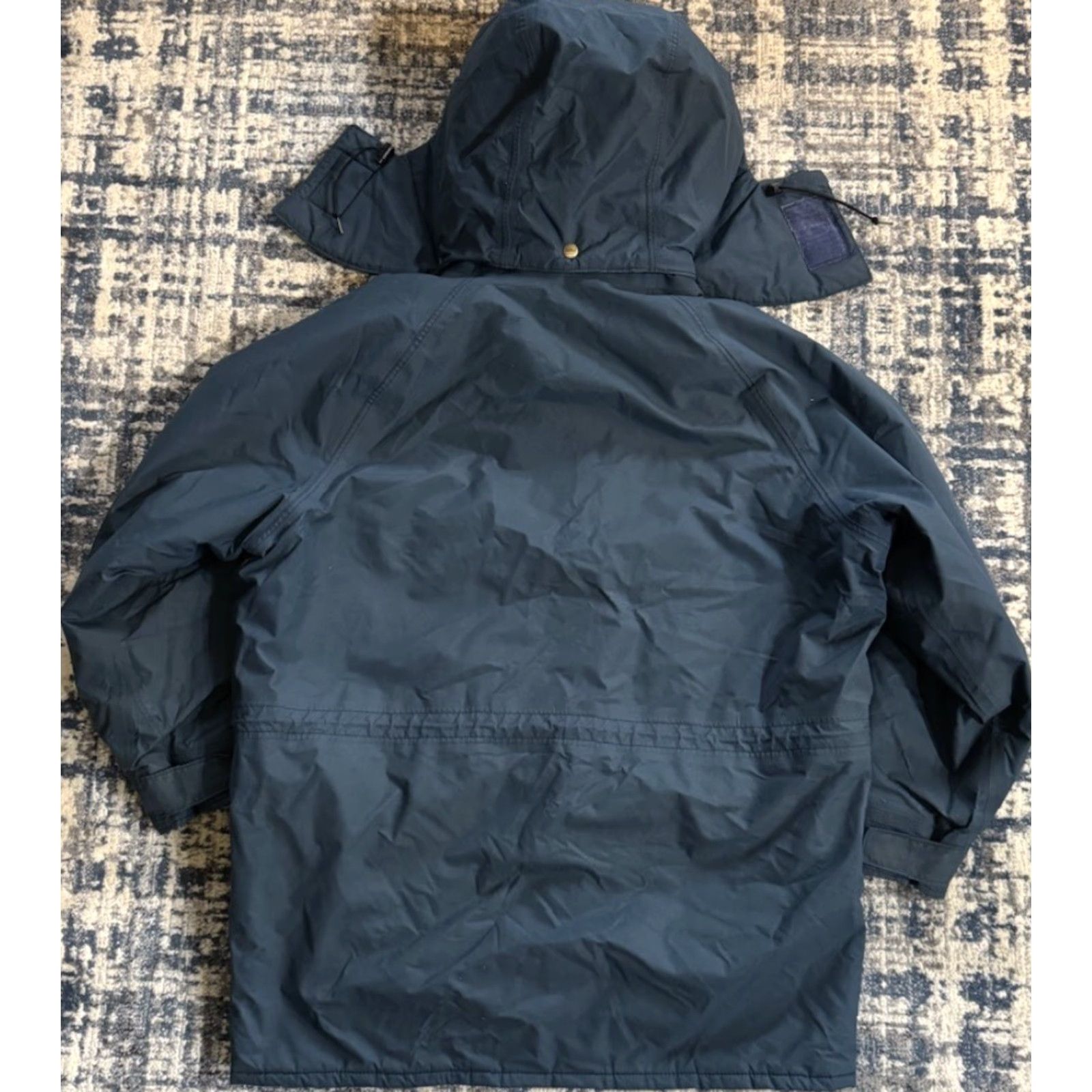 Vintage VINTAGE L.L. Bean Maine Wardens Parka Jacket Mens Large Gore-Tex Coat Thinsulate Water Resistant USA Made Navy Blue Casual Workwear Outdoors Size US L / EU 52-54 / 3 - 7 Thumbnail