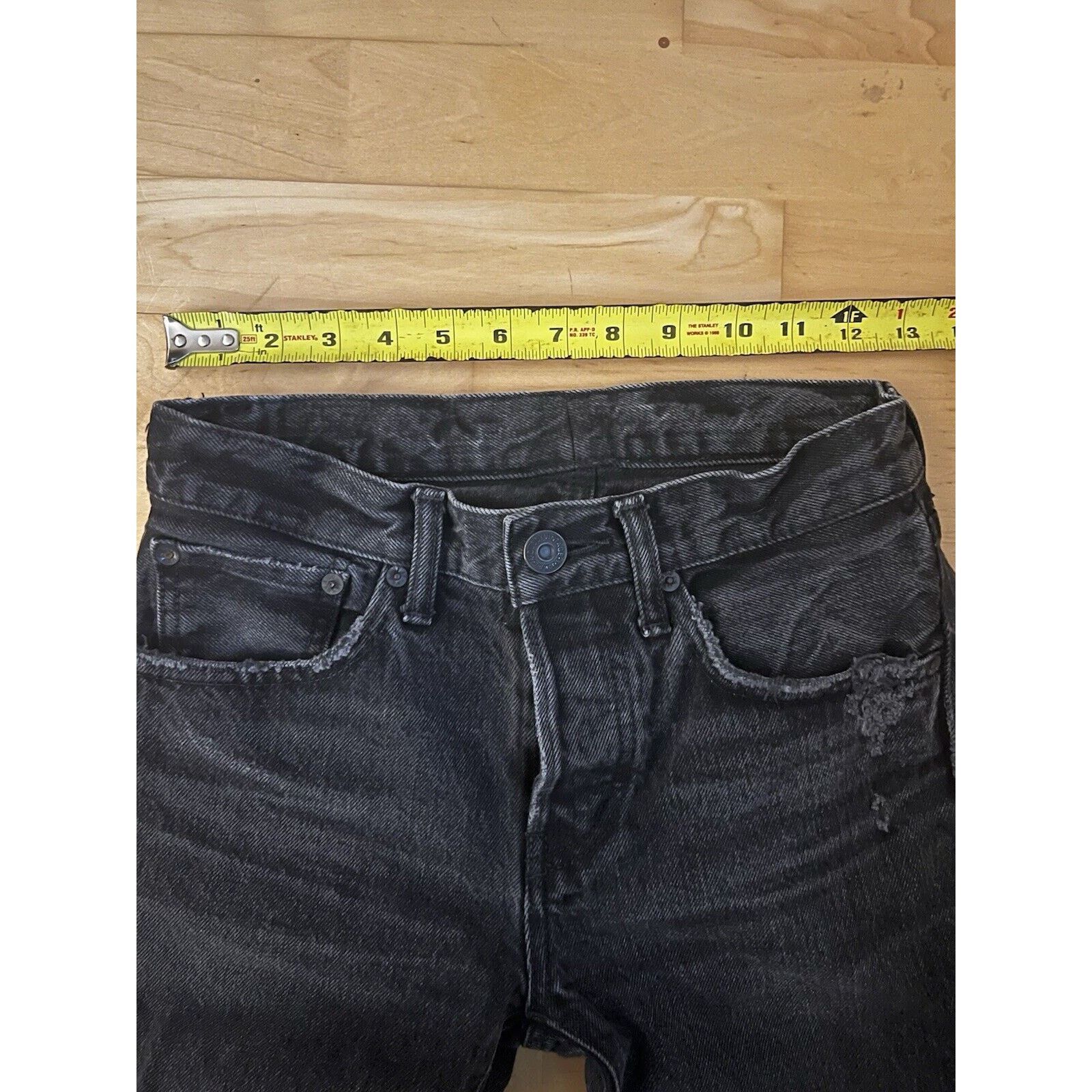 MOUSSY Moussy redlands skinny jeans Grey Black Distressed 25 X 24 Size 25" / US 0 / IT 36 - 5 Thumbnail