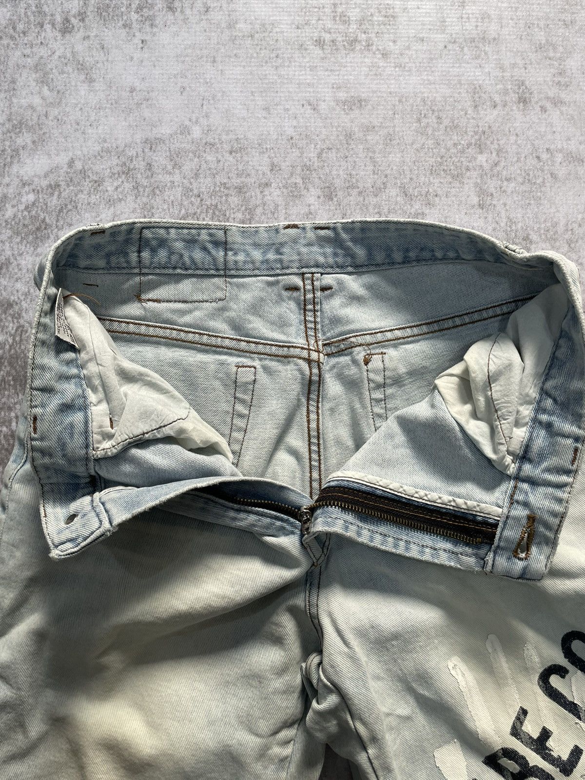 Hysteric Glamour × If Six Was Nine × Le Grande Bleu (L.G.B.) 2000s babeco poem acid wash japan denim pants y2k style Size US 29 - 4 Thumbnail