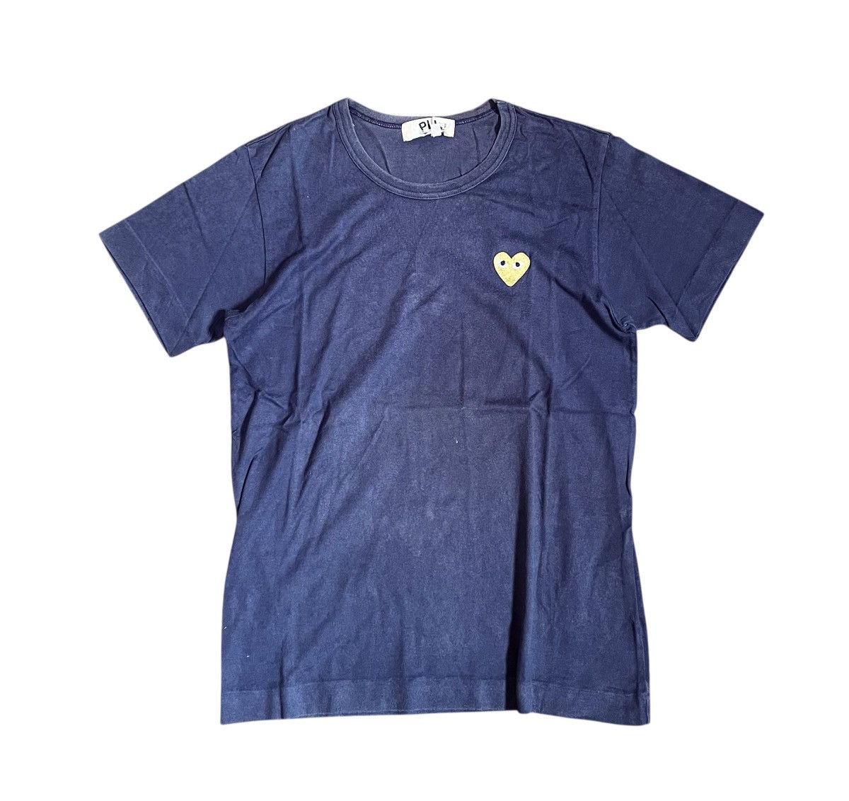 Cdg play AD2016 gold heart logo tee