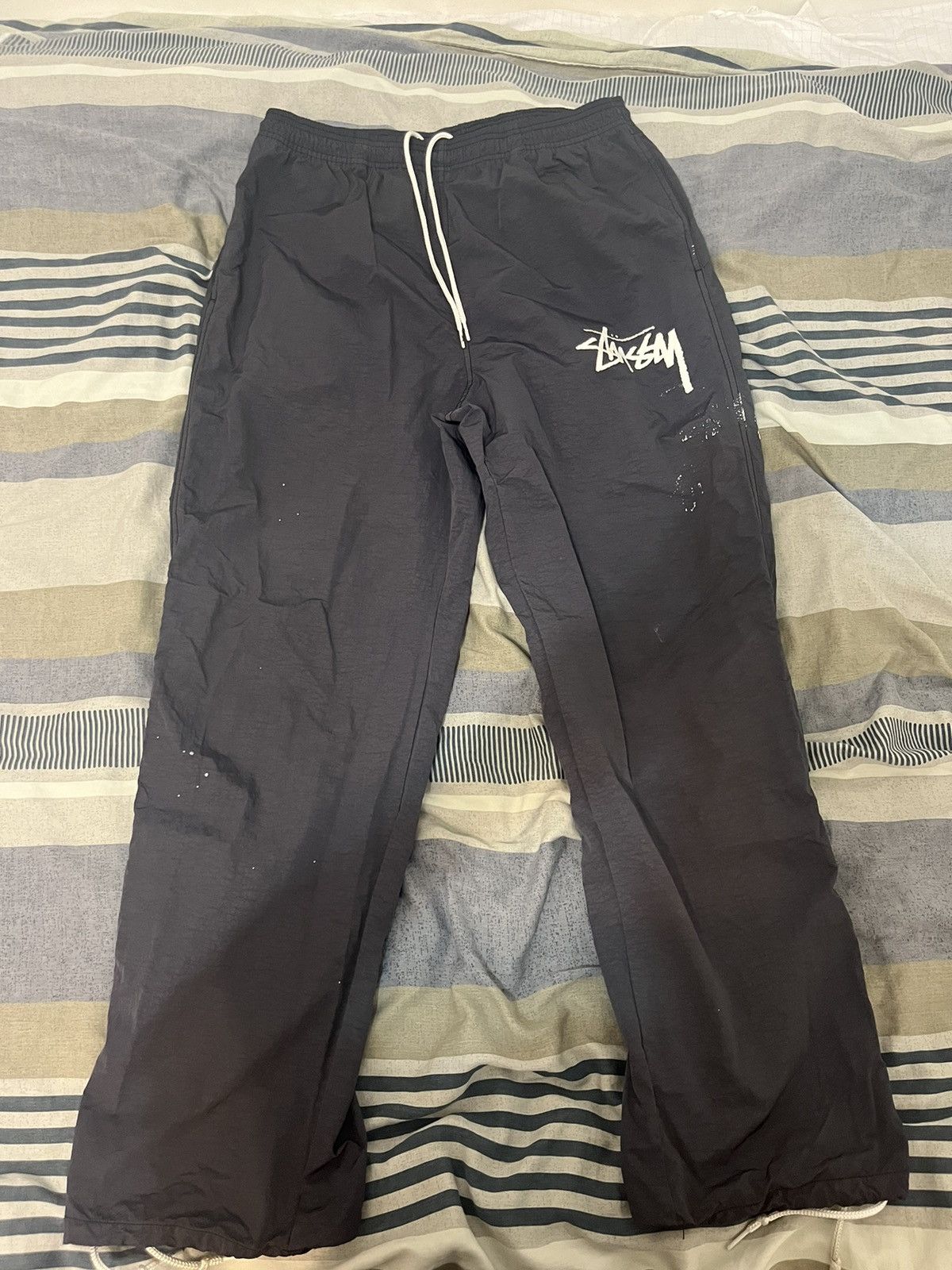 Nike × Streetwear × Stussy Stussy Nike Beach Pants Black. | Grailed