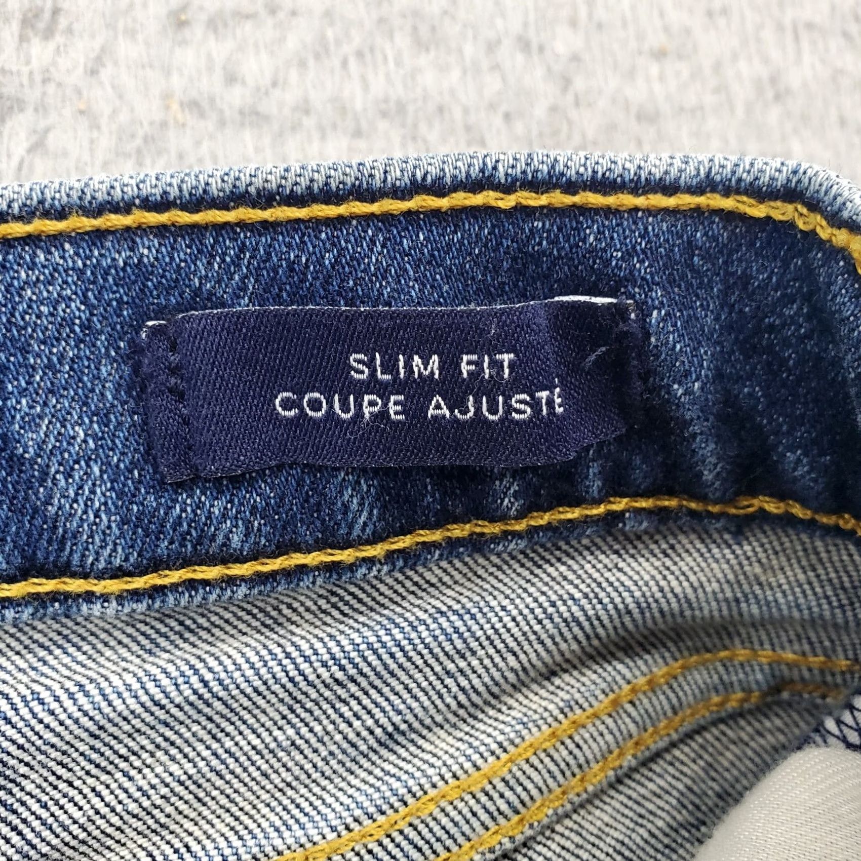 Lands' End VINTAGE Lands' End Jeans Men 38 Navy Denim Slim Fit Coupe Ajusté Straight Fit Jeans Mens 38 Navy Denim Slim Fit Straight Fit Size US 38 / EU 54 - 7 Thumbnail