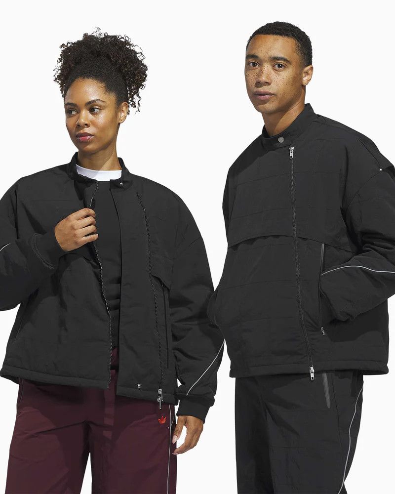 Adidas o1mle0426 Motor Ave Racer Jacket in Black Size US XS / EU 42 / 0 - 4 Thumbnail