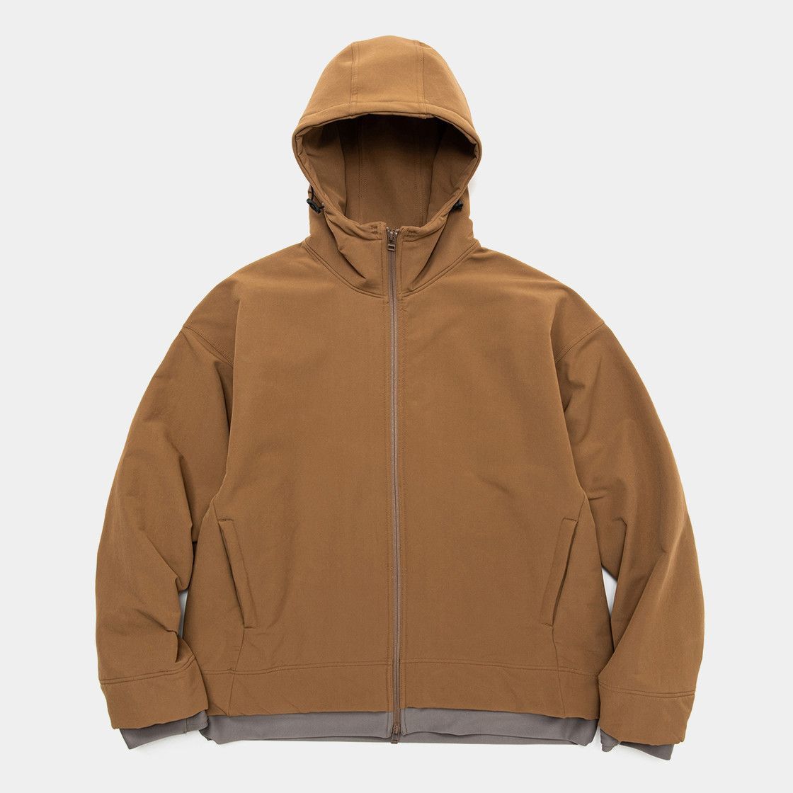 meanswhile o1mle1124 Brushed Lining Jog Hoodie in Brown Size US M / EU 48-50 / 2 - 1 Thumbnail