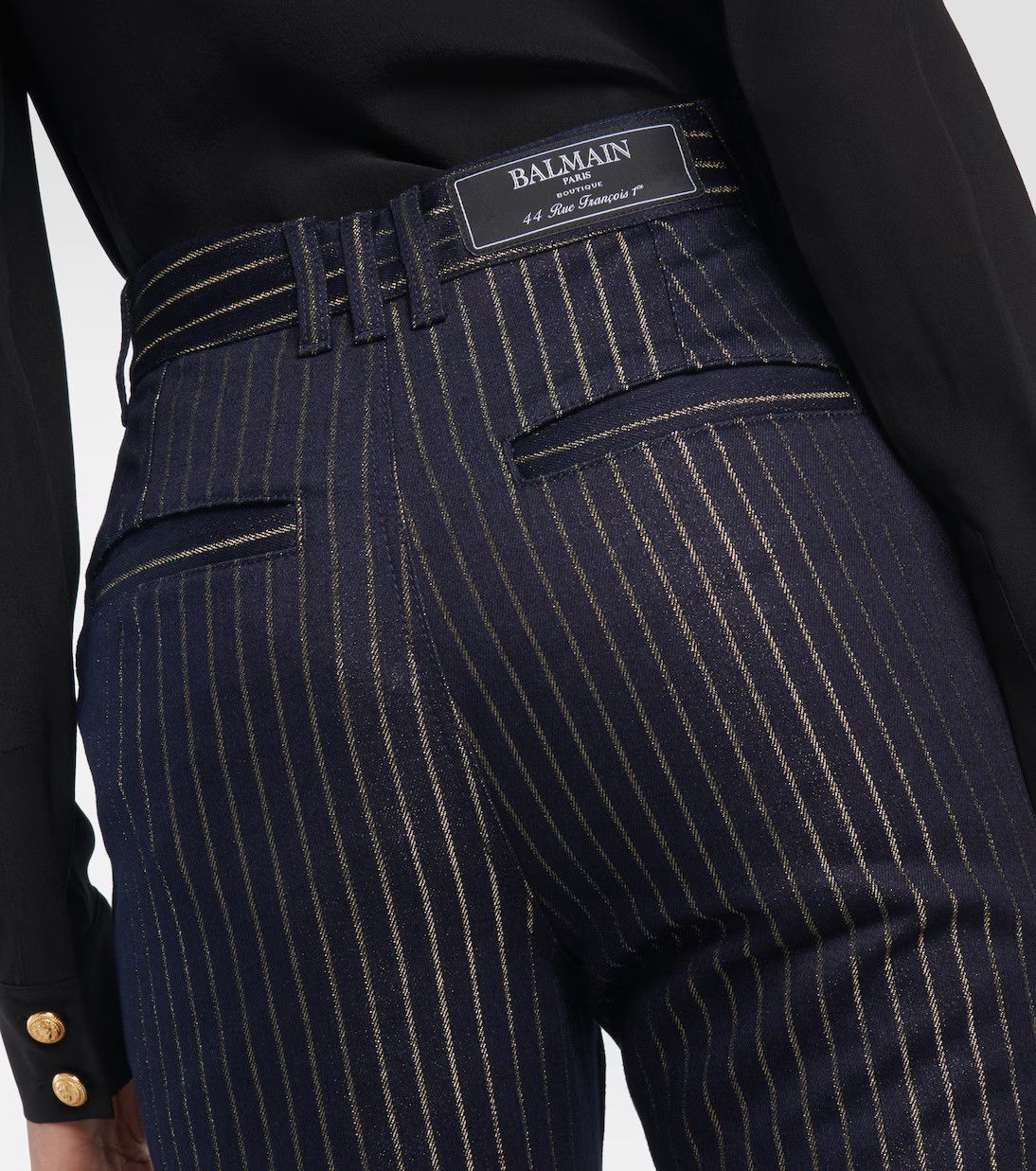 Balmain o1y0625 Denim Pant in Midnight Blue Size 30" / US 8 / IT 44 - 4 Thumbnail