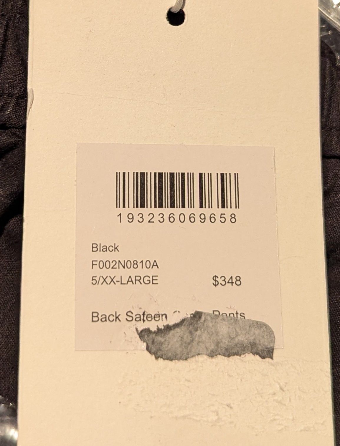 John Elliott JOHN ELLIOTT Back Sateen Relaxed Fit Cargo Pants Black 2XL Size US 38 / EU 54 - 11 Thumbnail