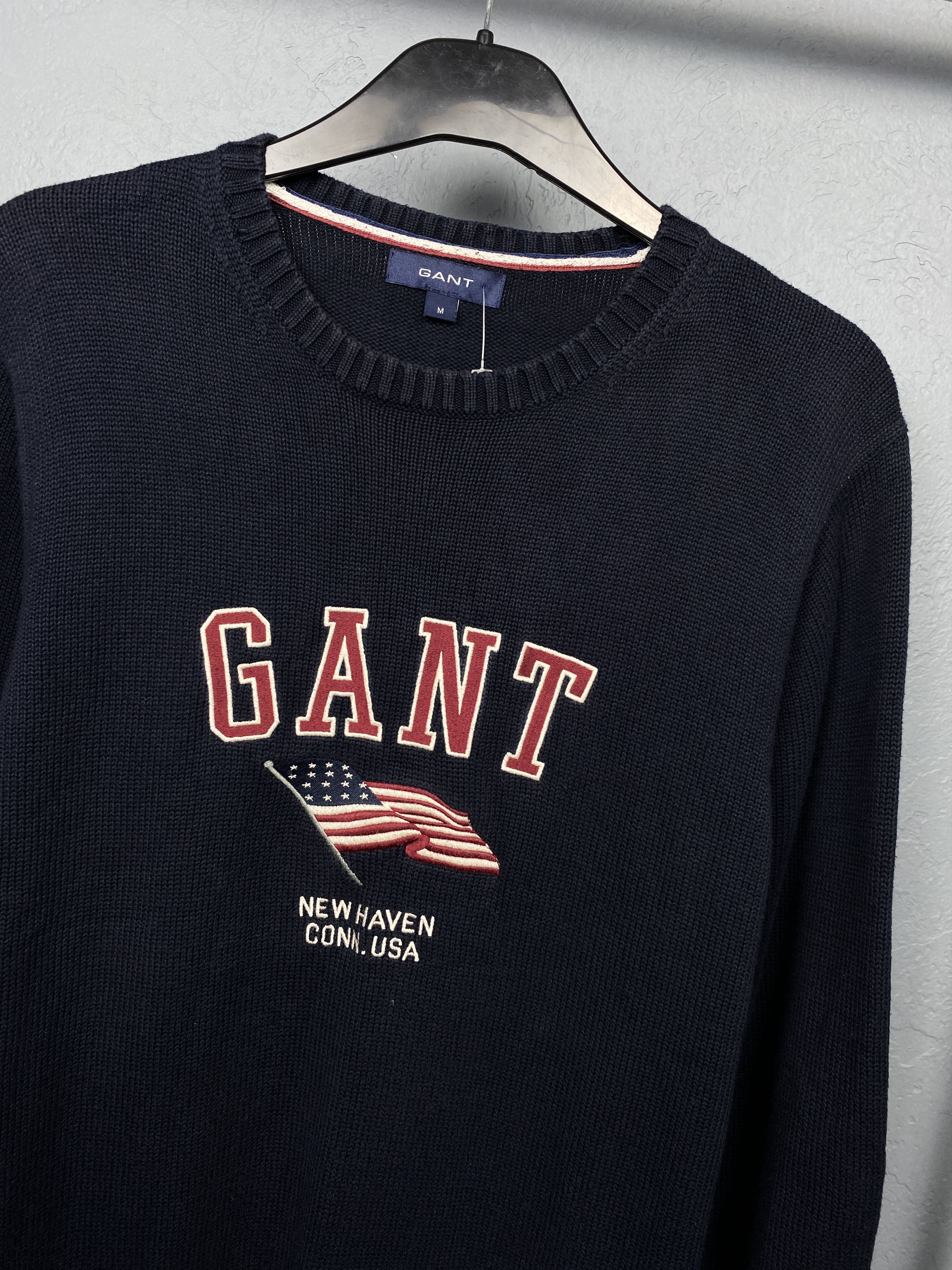 Gant × Vintage Gant Vintage Mens Knit Crew Neck Sweater Size US M / EU 48-50 / 2 - 2 Thumbnail