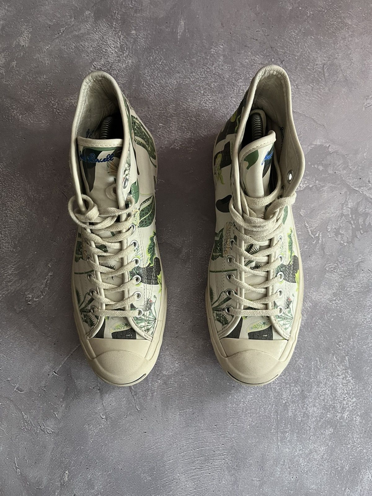 Converse 26 cm CONVERSE JACK PURCELL SIGNATURE CARNIVOROUS MID WHITE Size US 8 / EU 41 - 4 Thumbnail