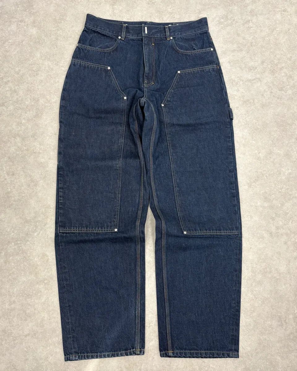 Givenchy SS2024 Givenchy 4G Cargo Denim Brut Carpenter Jeans Size US 34 / EU 50 - 1 Thumbnail