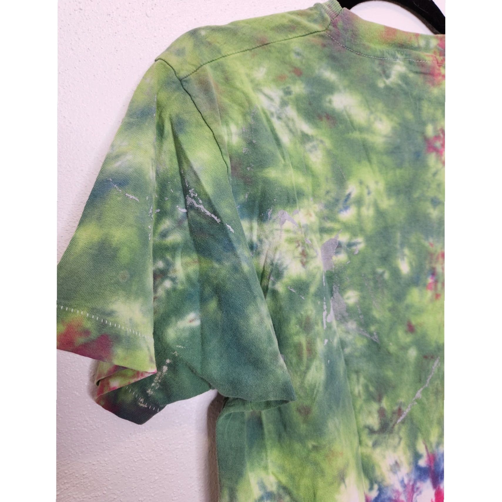 Hanes VINTAGE Hanes Shirt Unisex Adults Large Tie Dye Distressed Cobain 70s 90s Grunge Single Stitch Size US L / EU 52-54 / 3 - 7 Thumbnail