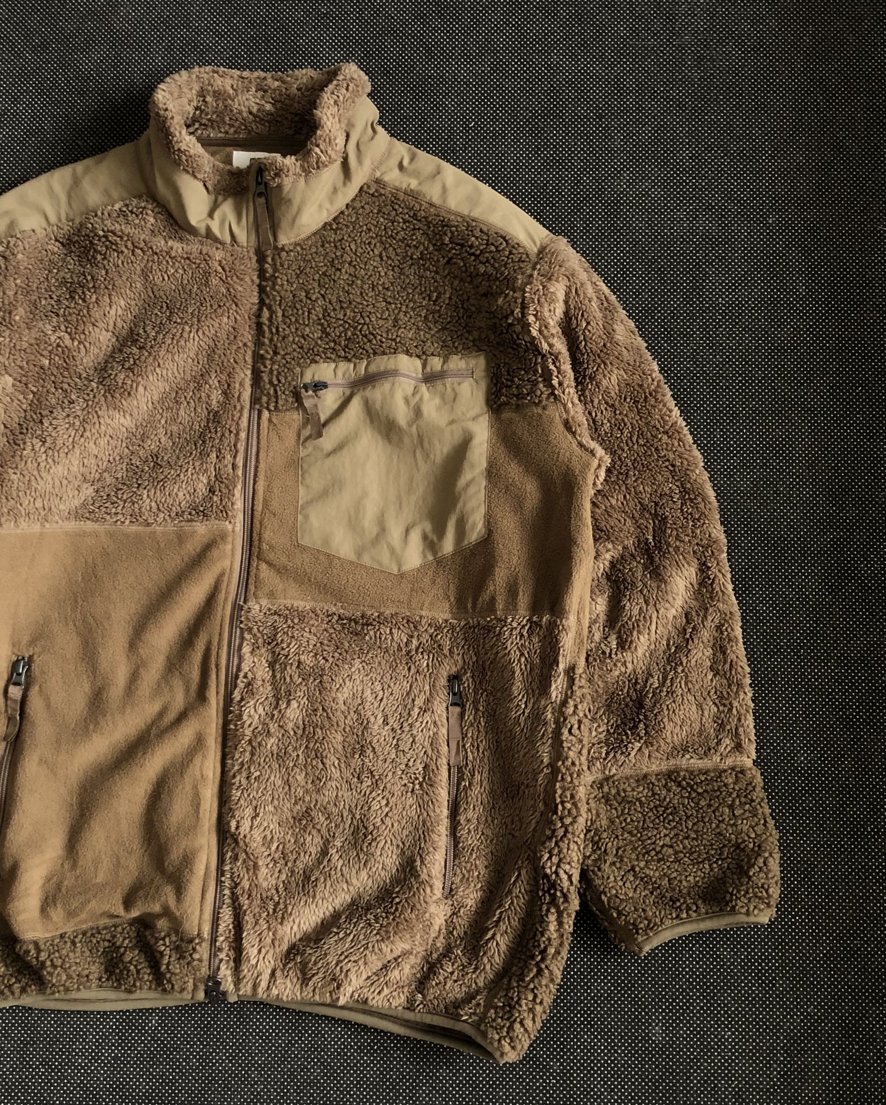 Engineered Garments × Uniqlo ENGINEERED GARMENTS X UNIQLO PATCHWORK SHERPA FLEECE JACKET Size US XL / EU 56 / 4 - 3 Thumbnail