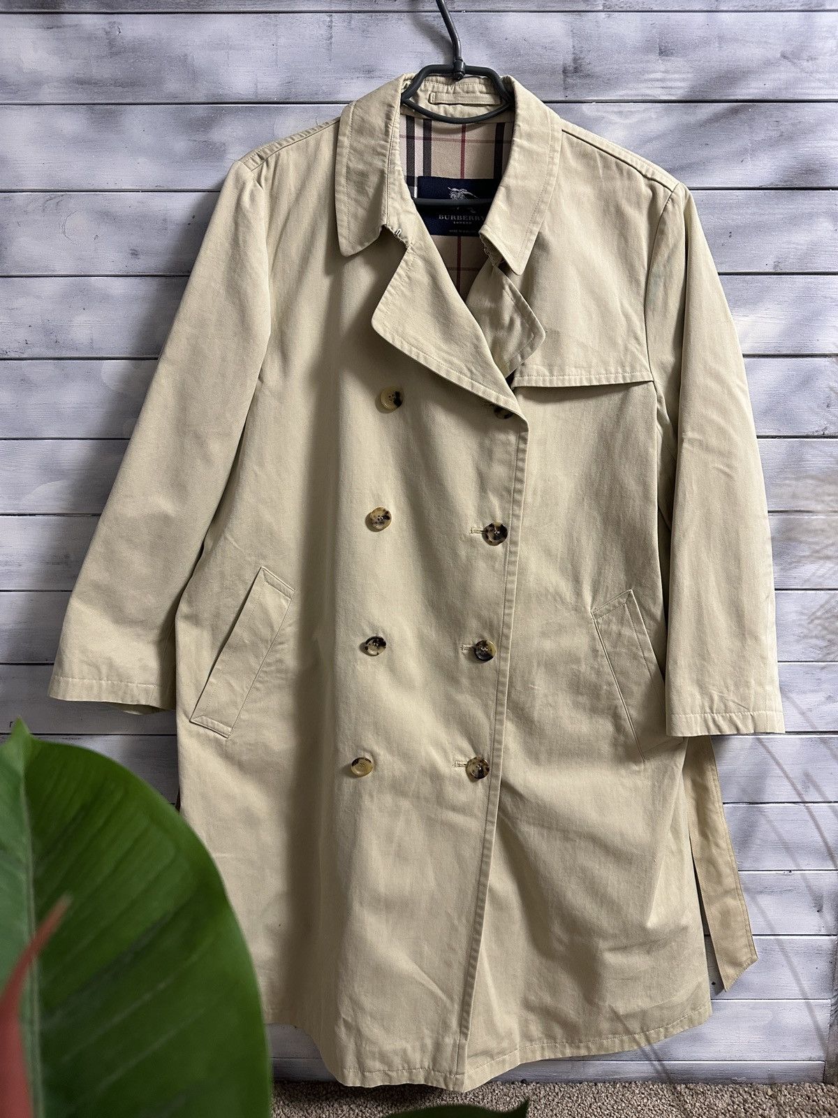 Burberry Rare Luxury Burberry WMN Coat Vintage Nova Check Size ONE SIZE - 2 Thumbnail