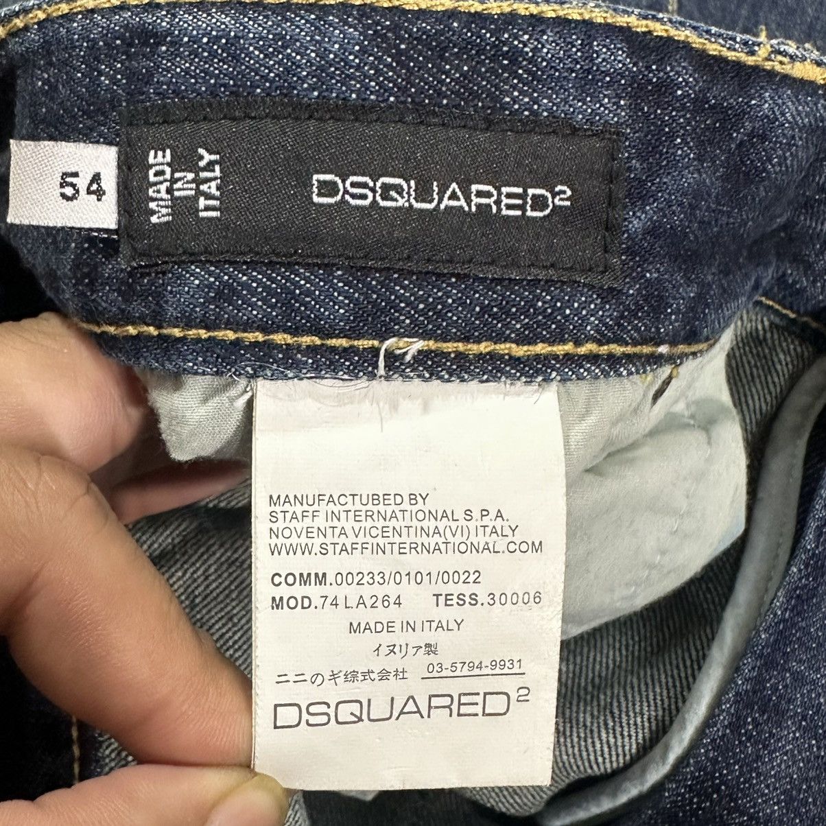 Dsquared2 Dsquared2 Italy Distressed Denim Mod 74 LA 264 - Size 36 Size US 36 / EU 52 - 10 Thumbnail