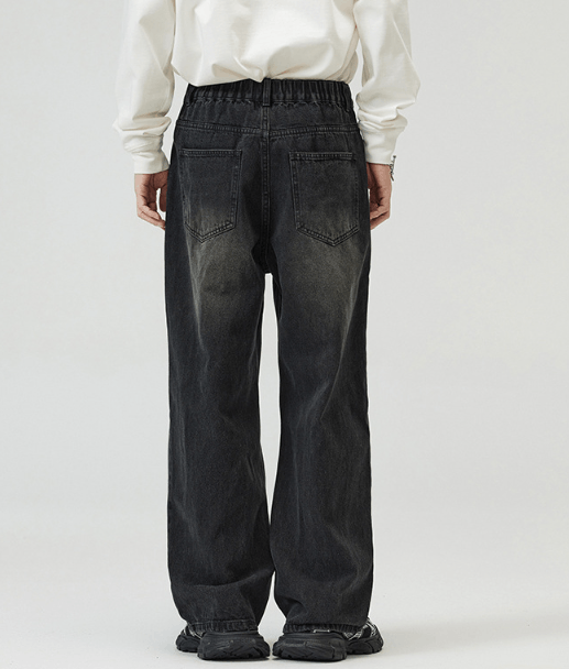 Japanese Brand × Jean American straight loose wide-leg men's baggy jeans Size US 34 / EU 50 - 5 Thumbnail