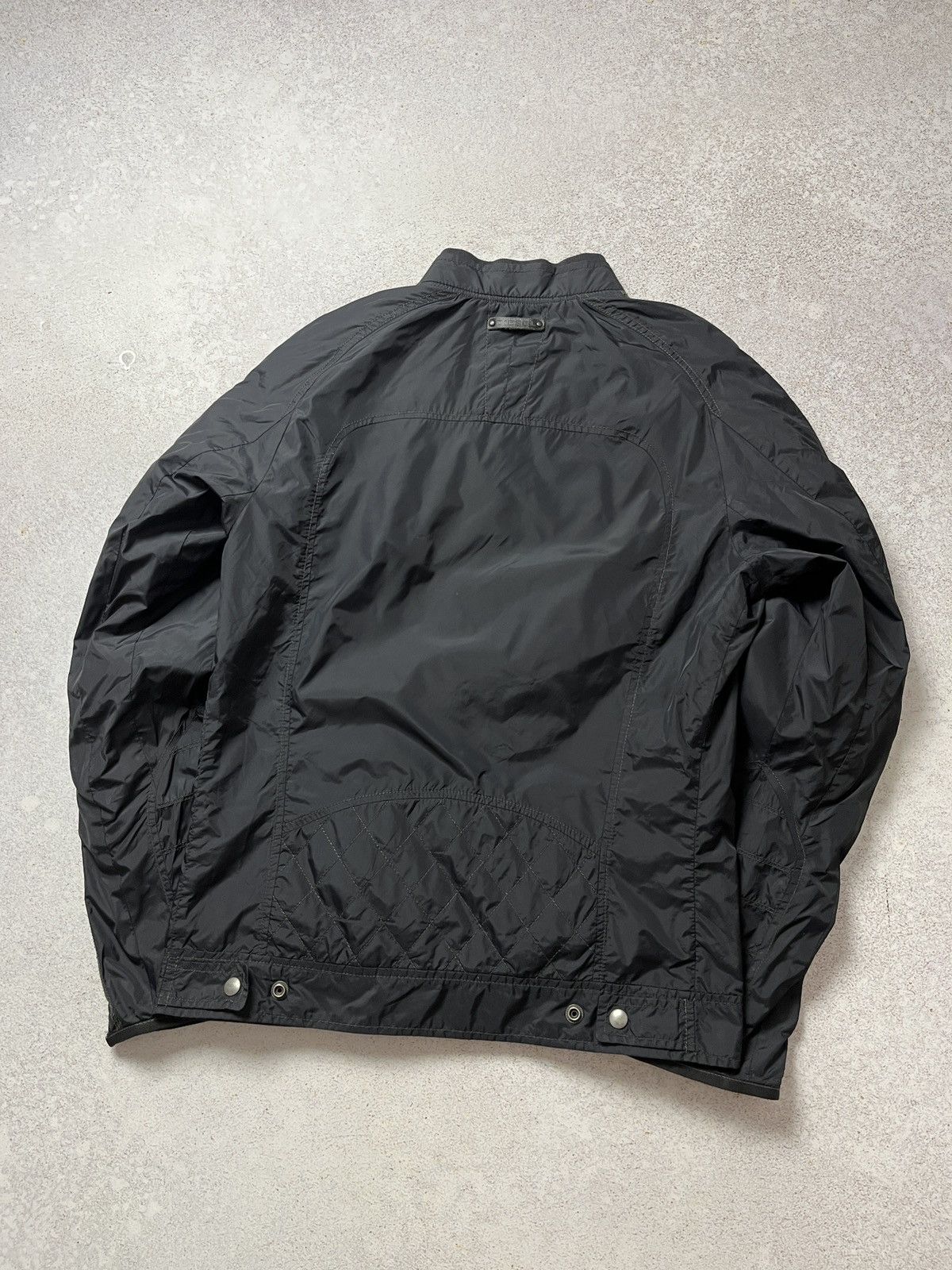 Diesel Diesel Black Nylon Bomber Jacket Biker Rider Utility Size US S / EU 44-46 / 1 - 4 Thumbnail