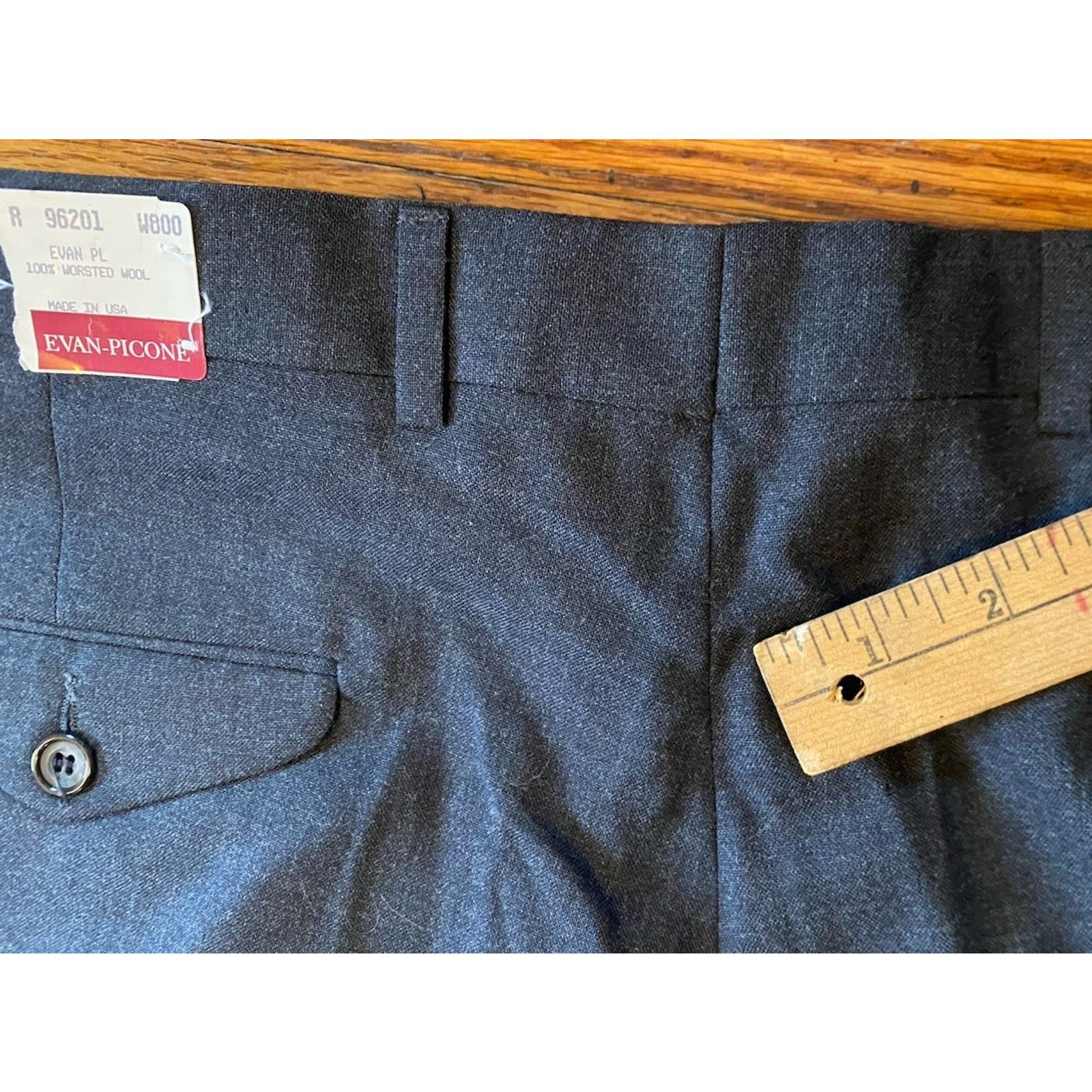 Evan Picone USA Evan Picone Men’s Gray Pants Wool W36 Unfinished Hem NWT Size US 36 / EU 52 - 10 Thumbnail