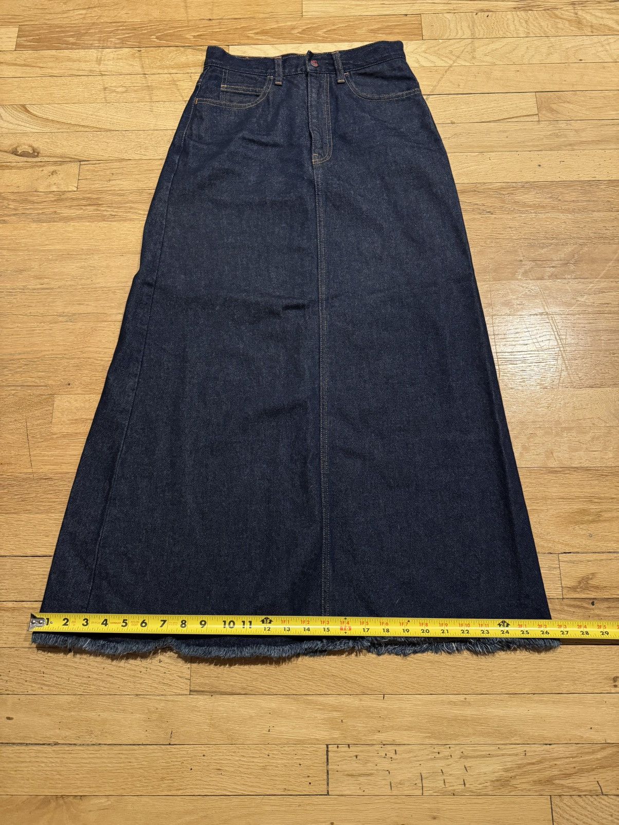 Kapital Kapital Denim Maxi Skirt Size 26" / US 2 / IT 38 - 1 Thumbnail