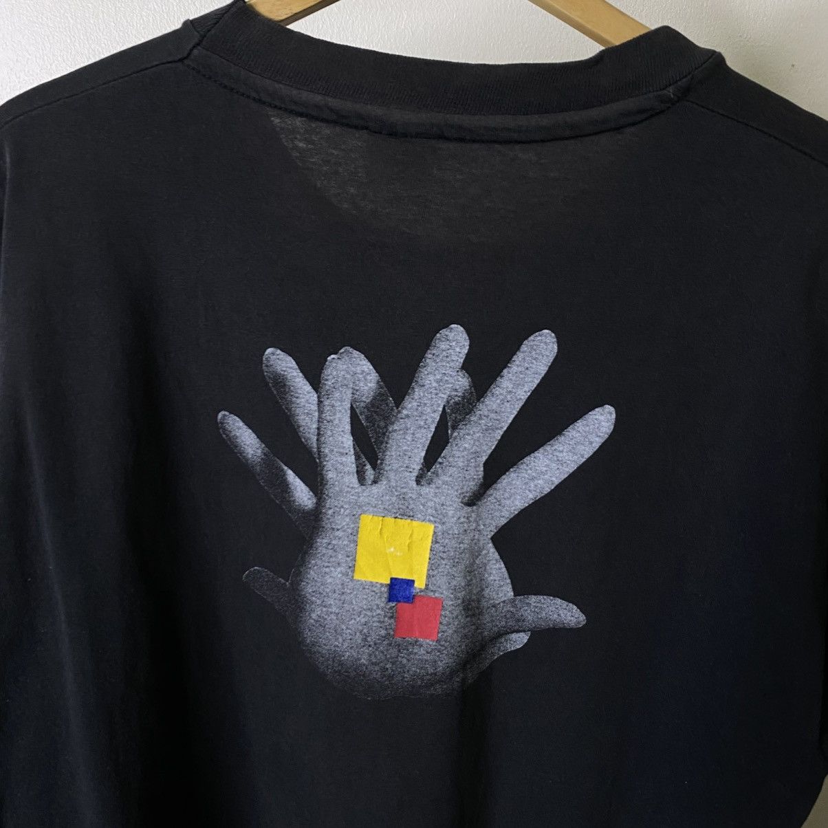 Vintage 1990s Studio Line Photo Editing Software Promo Faded T Shirt Size US XL / EU 56 / 4 - 2 Thumbnail