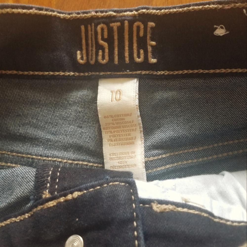 Designer Justice Buttonfly Jean Shorts Size 10 Size US 26 / EU 42 - 2 Thumbnail