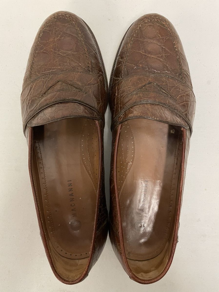 Magnanni × Vintage Genuine Crocodile Loafer Size US 9 / EU 42 - 5 Thumbnail