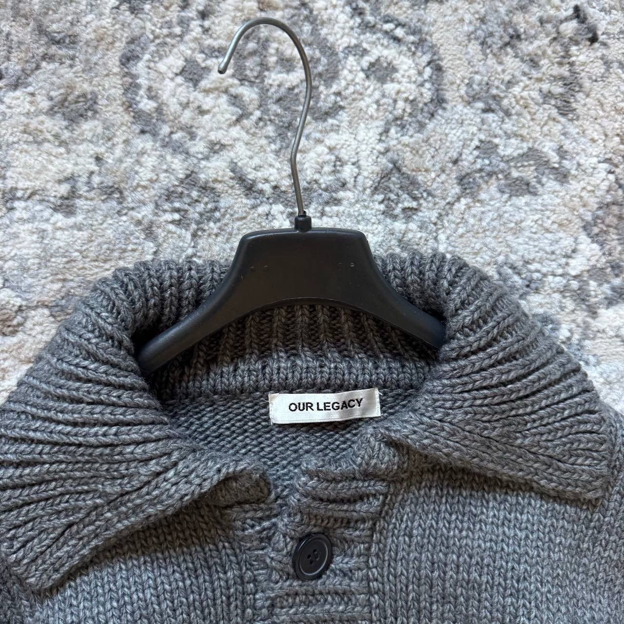 Our Legacy Our Legacy Silk Blend Oversize Heavy Knitted Cardigan Size US S / EU 44-46 / 1 - 7 Thumbnail