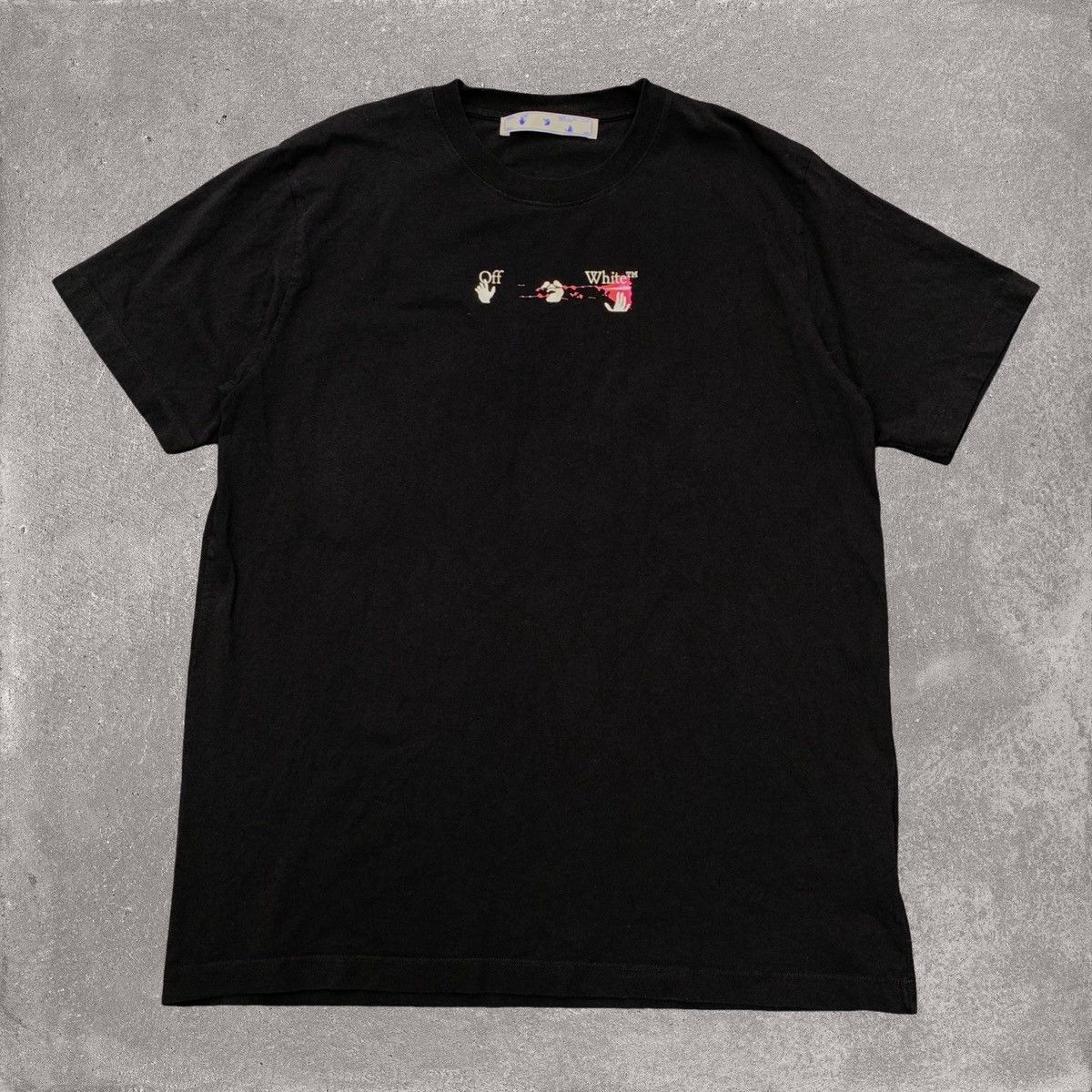 Off-White Off White Large Tee Acrylic Arrows Black T-Shirt Virgil Size US L / EU 52-54 / 3 - 2 Thumbnail