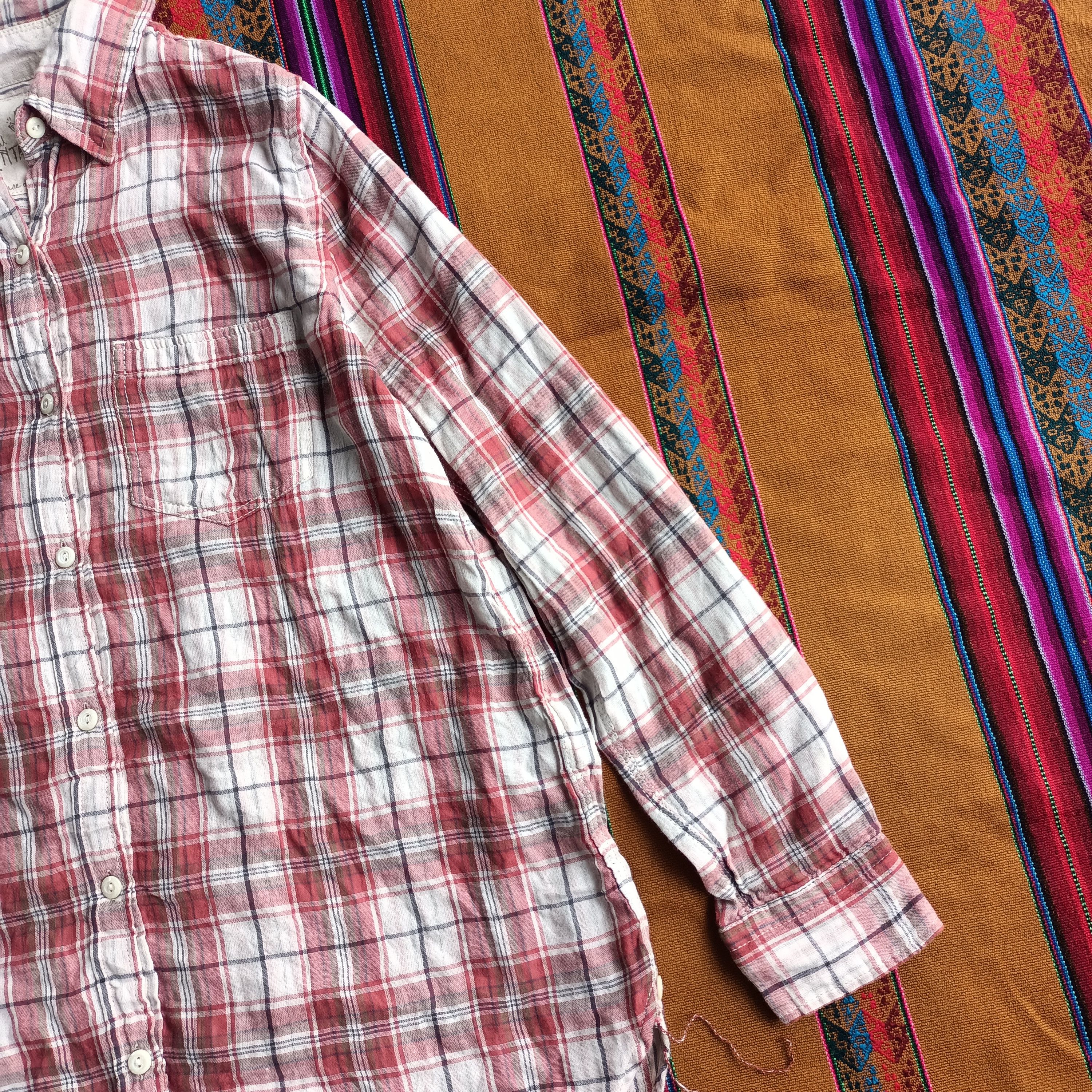 GOA GOA japanese brand plaid Ls shirt Size US S / EU 44-46 / 1 - 3 Thumbnail