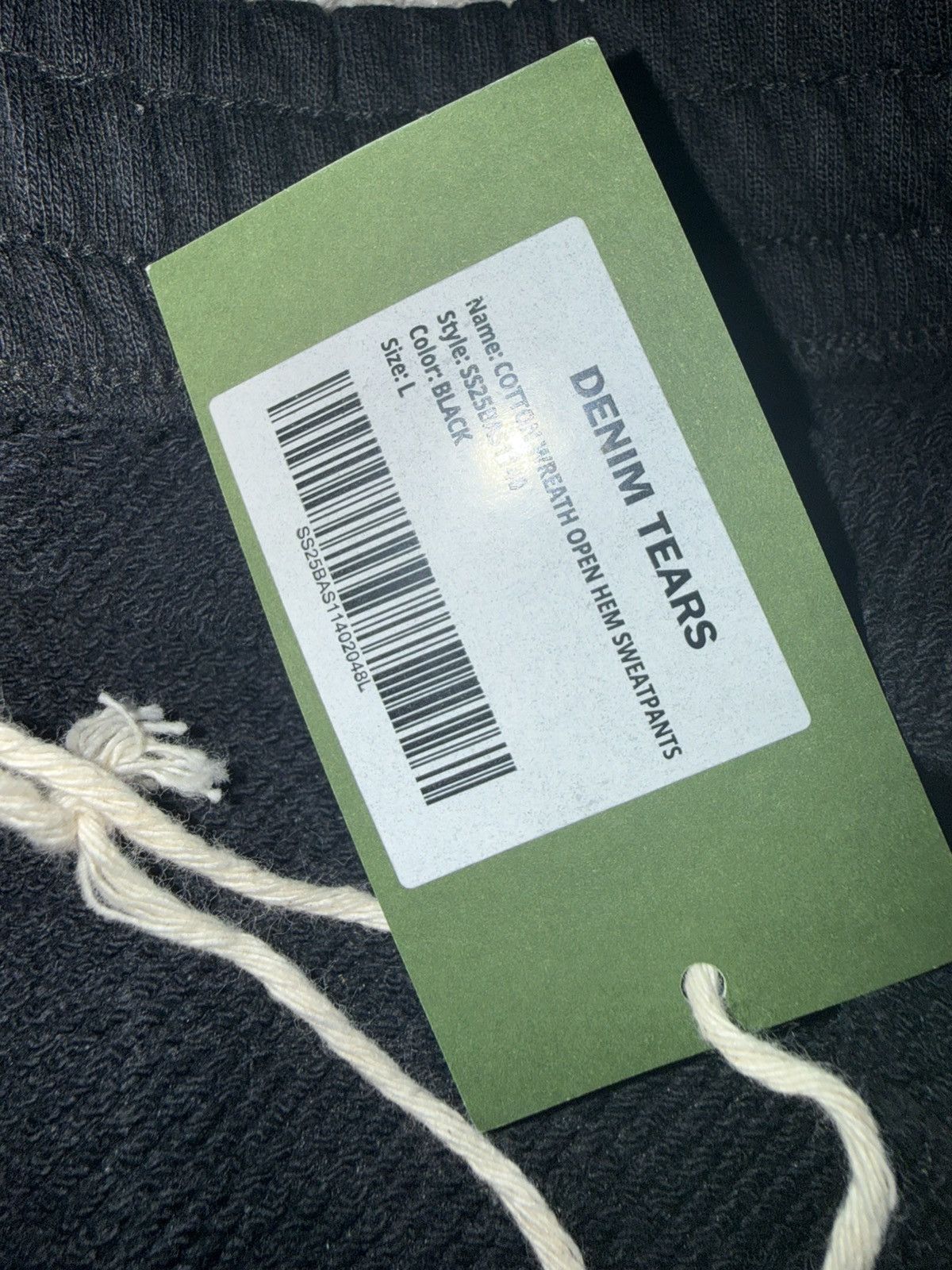 DENIM TEARS Denim Tears Cotton wreath straight leg sweat pants Size US 34 / EU 50 - 3 Thumbnail