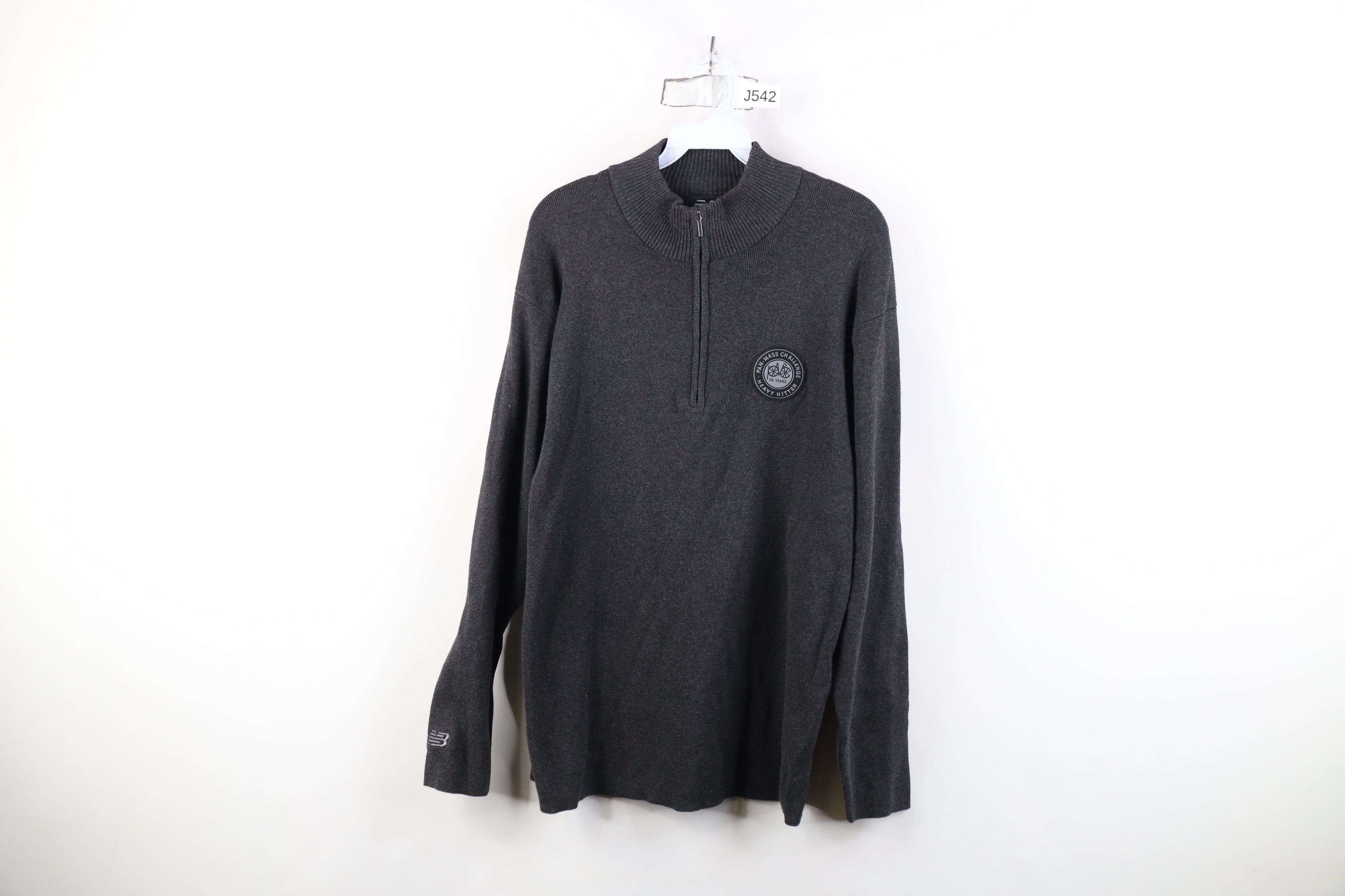 New Balance New Balance Challenge Heavy Hitter Cycling Half Zip Sweater Size US M / EU 48-50 / 2 - 1 Thumbnail