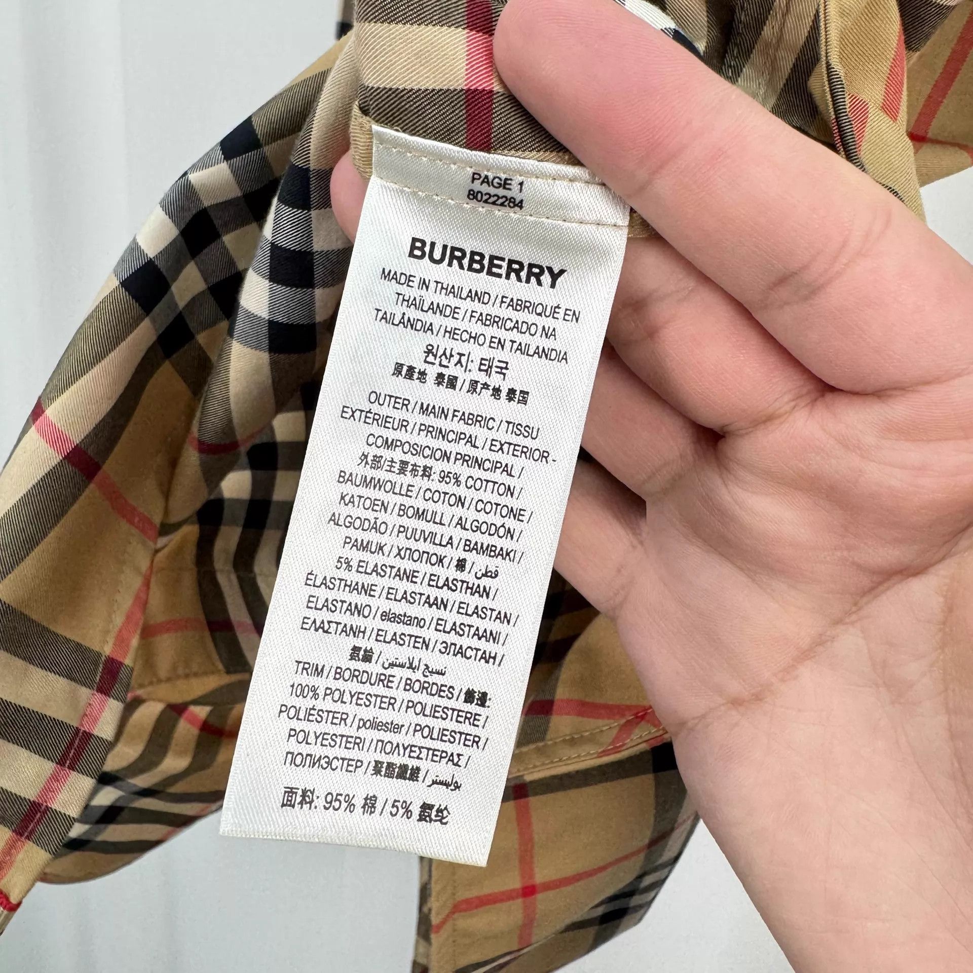 Burberry Burberry ClassicCheckShirt UK4 9/10 KL11058 Size XS / US 0-2 / IT 36-38 - 6 Thumbnail